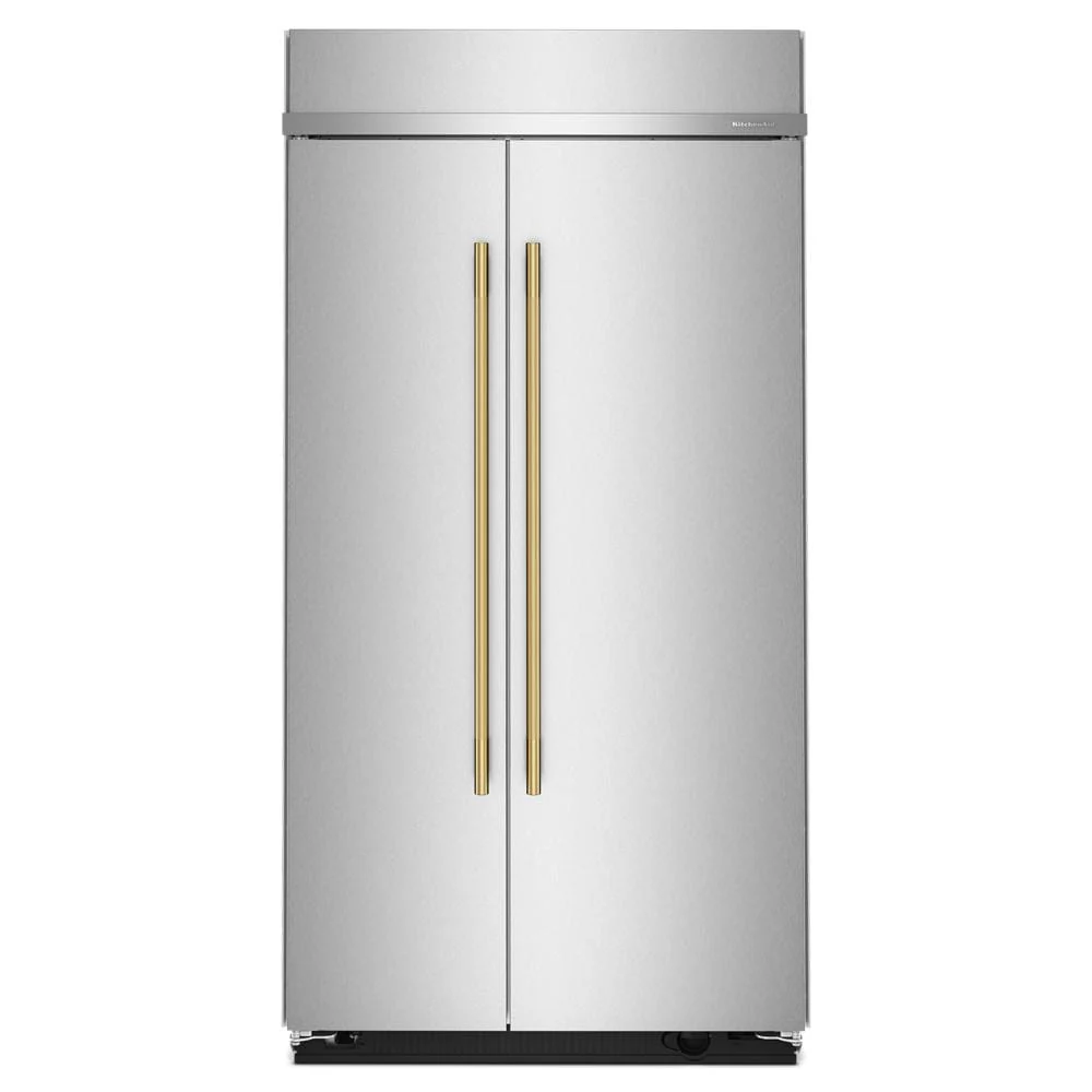 KitchenAid 42" 26.0 Cu. Ft. PrintShield Stainless Steel Built-In Side-by-Side Refrigerator - KBSN742SPS - Image 6