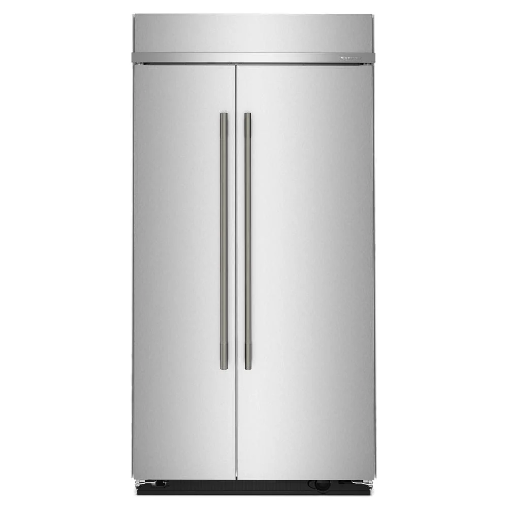 KitchenAid 42" 26.0 Cu. Ft. PrintShield Stainless Steel Built-In Side-by-Side Refrigerator - KBSN742SPS - Image 8