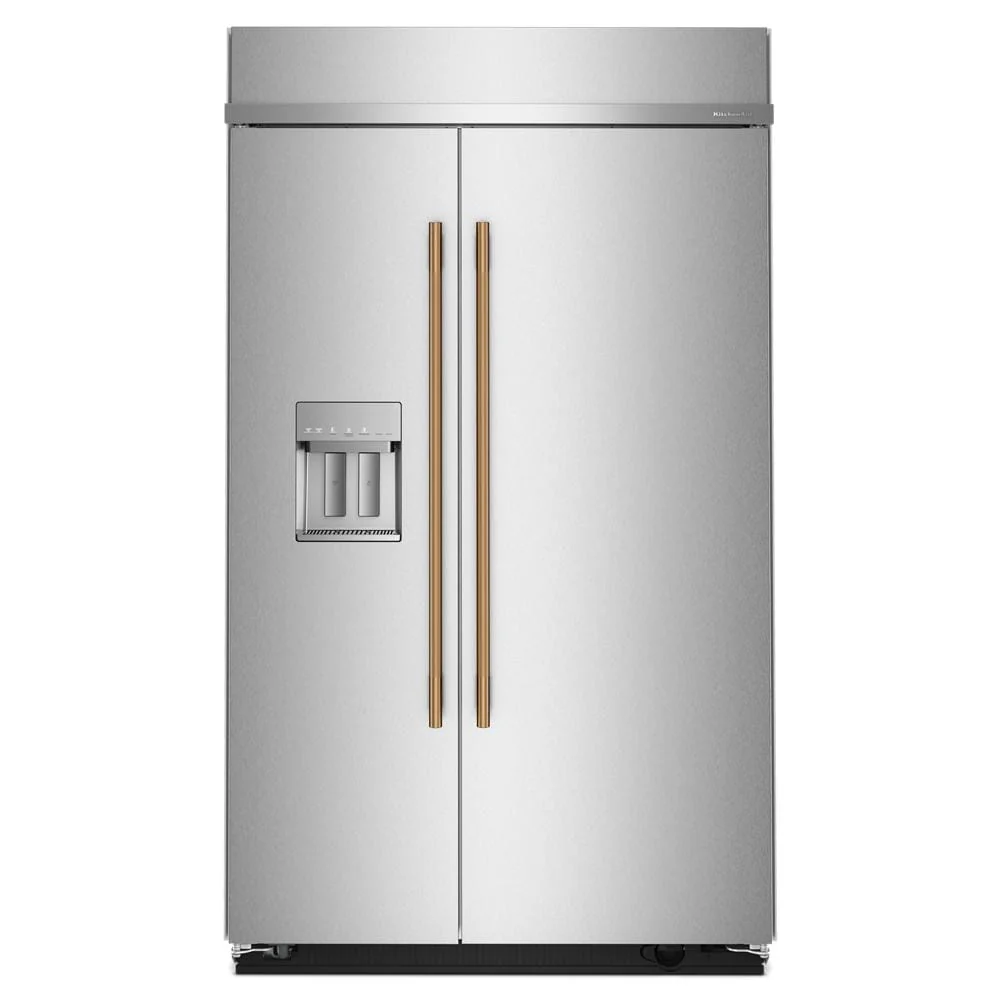 KitchenAid 48" 29.0 Cu. Ft. PrintShield Stainless Steel Built-In Side-by-Side Refrigerator - KBSD748SPS - Image 6