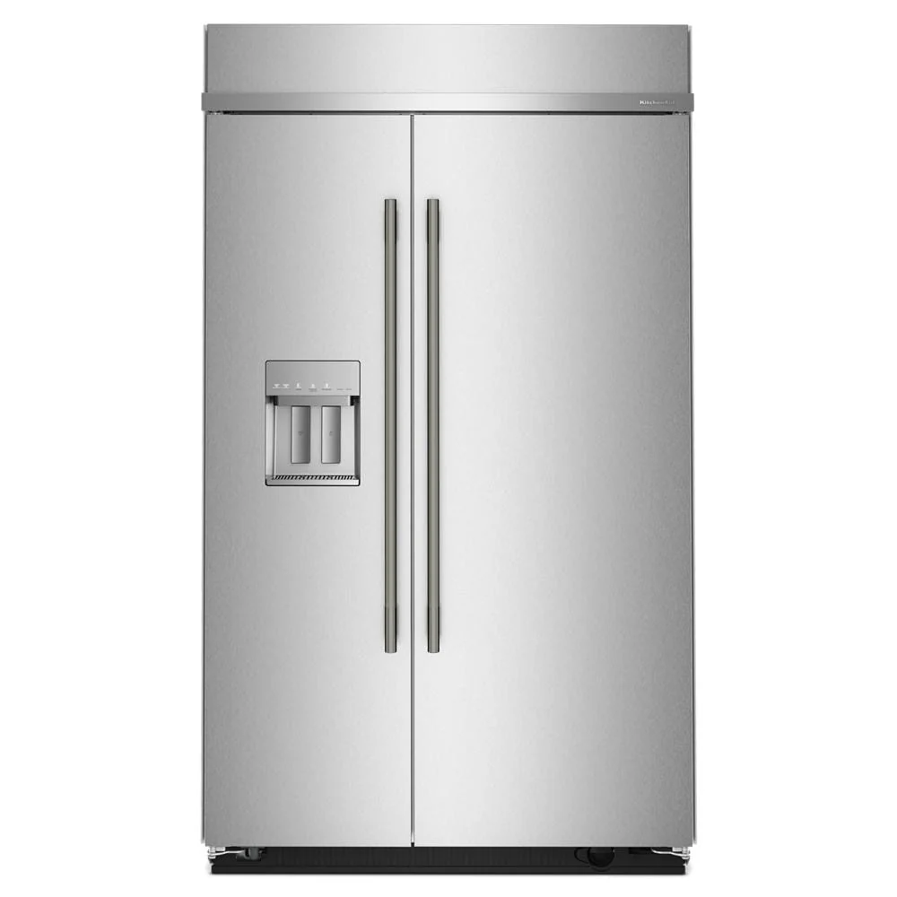 KitchenAid 48" 29.0 Cu. Ft. PrintShield Stainless Steel Built-In Side-by-Side Refrigerator - KBSD748SPS - Image 7
