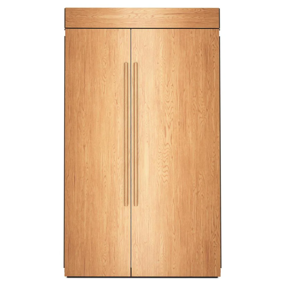 KitchenAid 48" 30.0 Cu. Ft. Panel-Ready Built-In Side-by-Side Refrigerator with Platinum Interior â KBSN748TPA