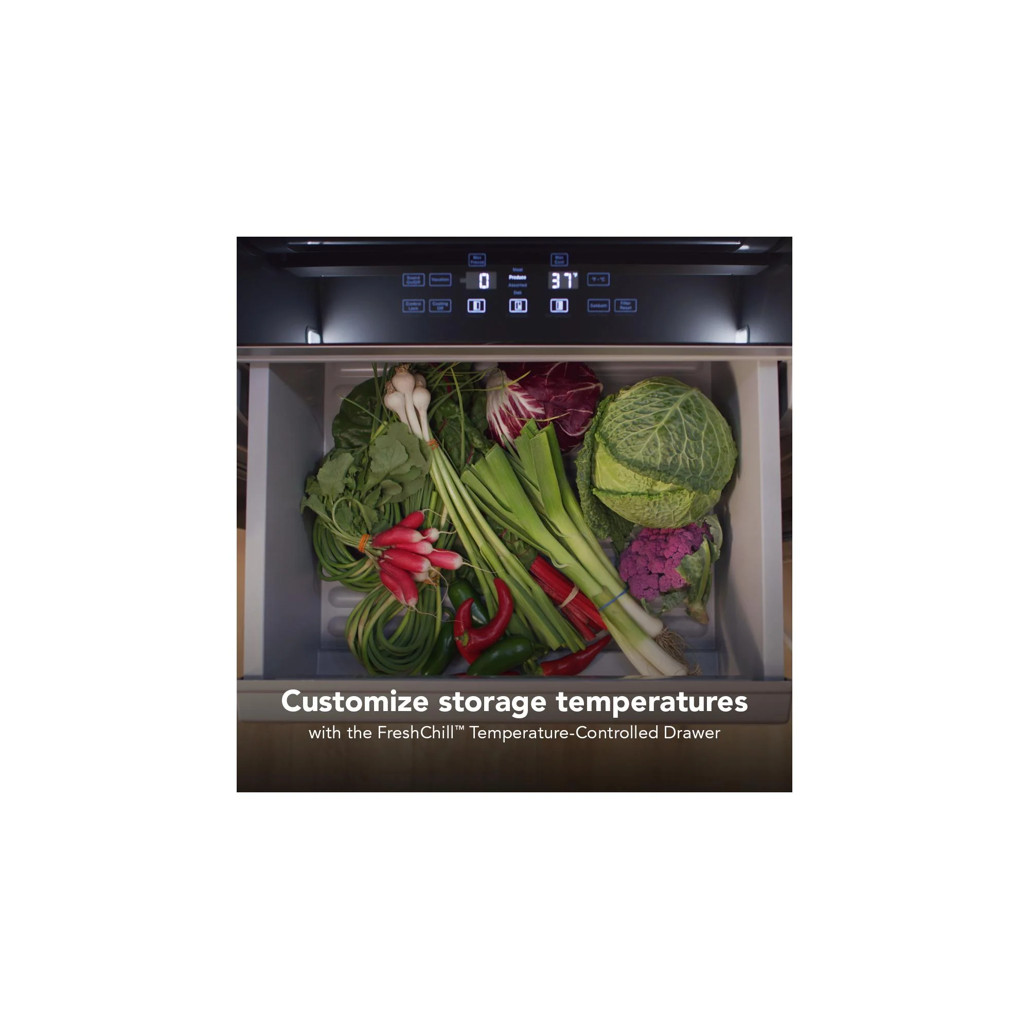KitchenAid 48" 30.0 Cu. Ft. Panel-Ready Built-In Side-by-Side Refrigerator with Platinum Interior â KBSN748TPA - Image 7