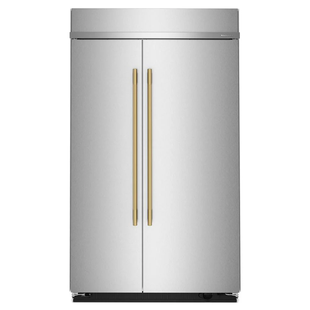 KitchenAid 48" 30.0 Cu. Ft. PrintShield Stainless Steel Built-In Side-by-Side Refrigerator - KBSN748SPS - Image 6