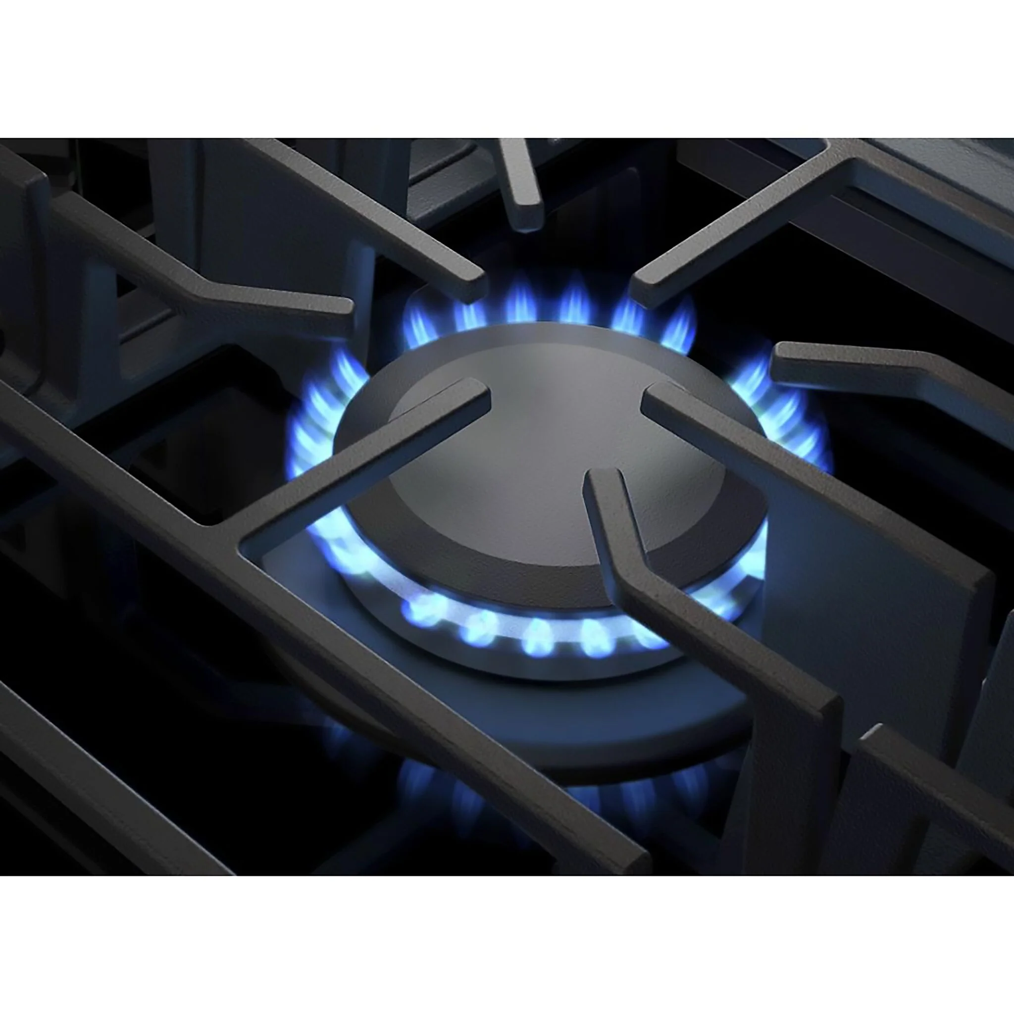 KitchenAid Black 30" Gas Cooktop - KCGG530PBL - Image 3