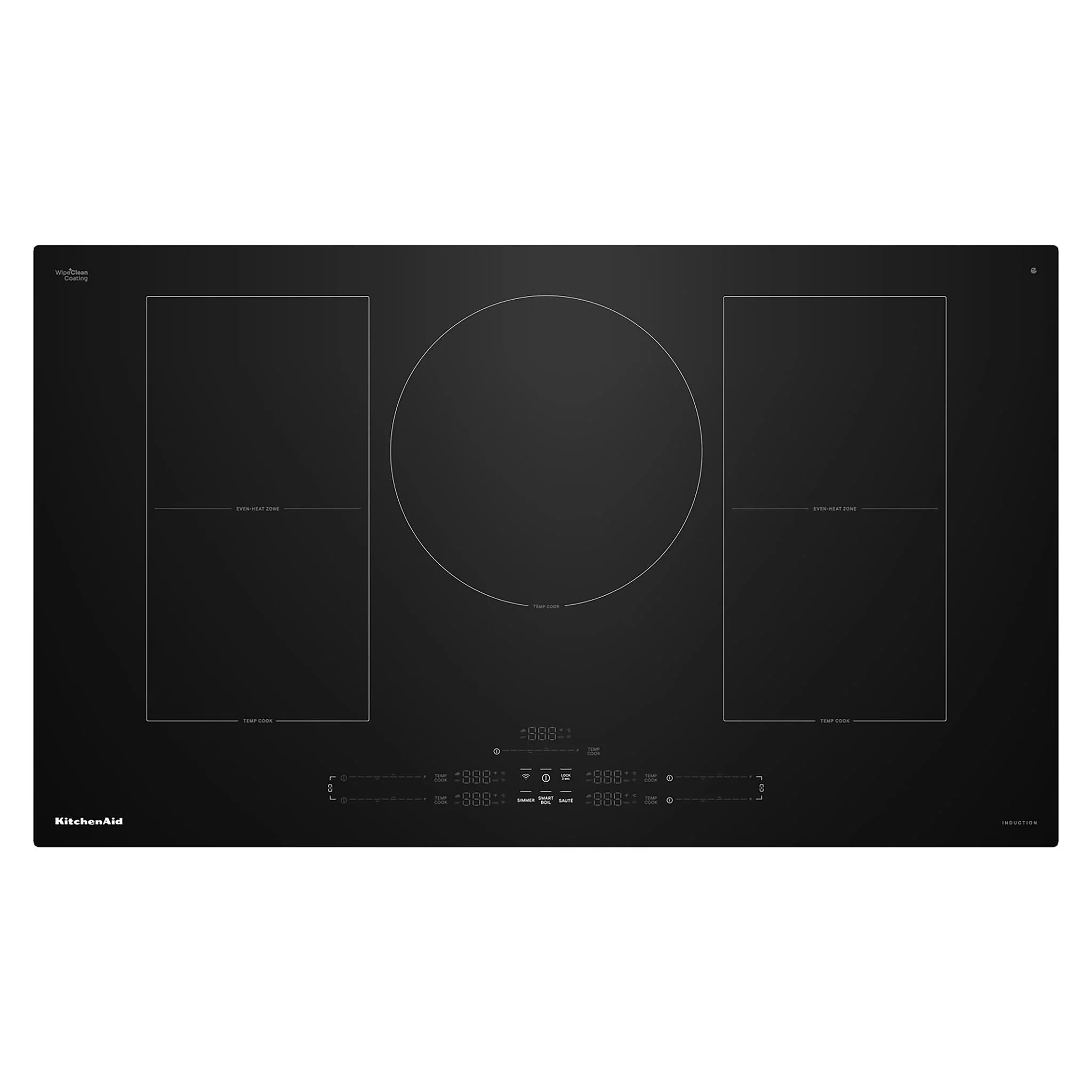 KitchenAid Black 36" Induction Cooktop - KCIT736SBL
