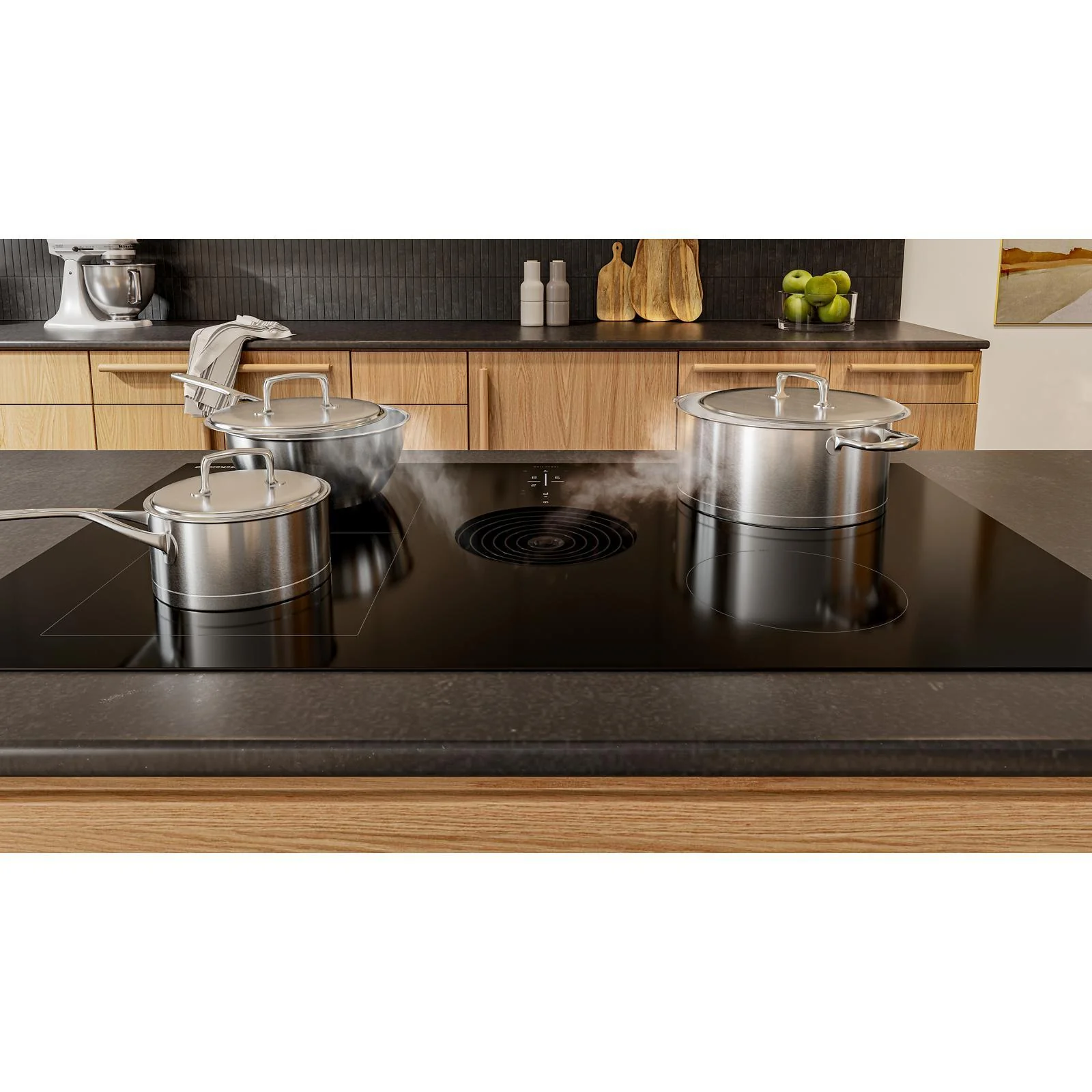 KitchenAid Black 36" Induction Downdraft Cooktop - KCID936SBL - Image 10