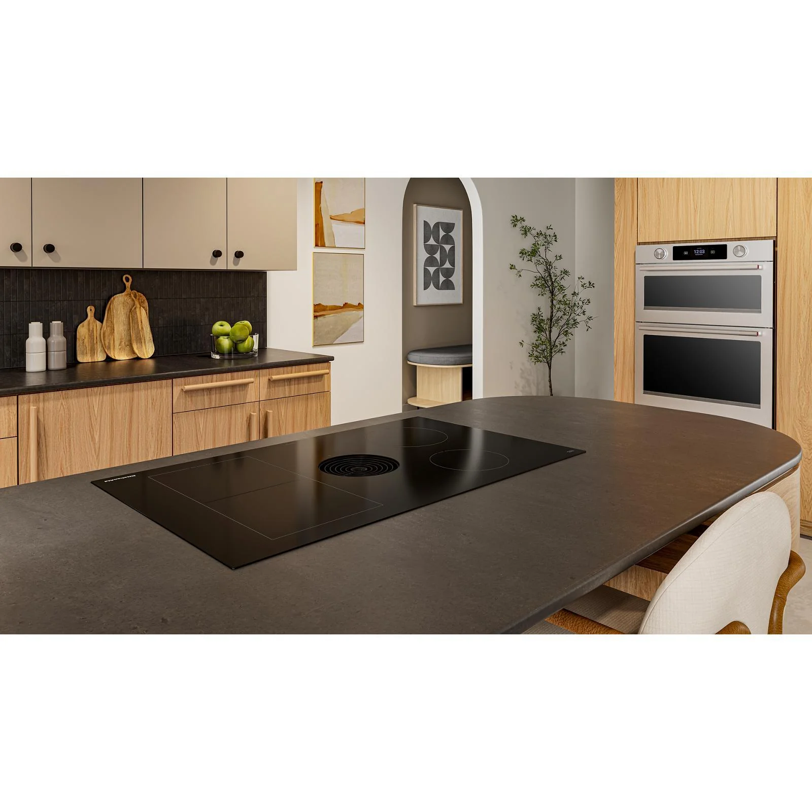 KitchenAid Black 36" Induction Downdraft Cooktop - KCID936SBL - Image 2