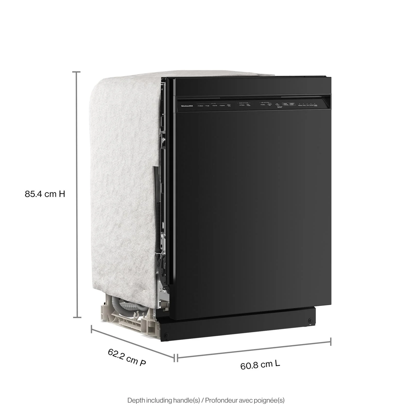 KitchenAid Black Dishwasher (47 dBA) - KDFS224SBL - Image 3