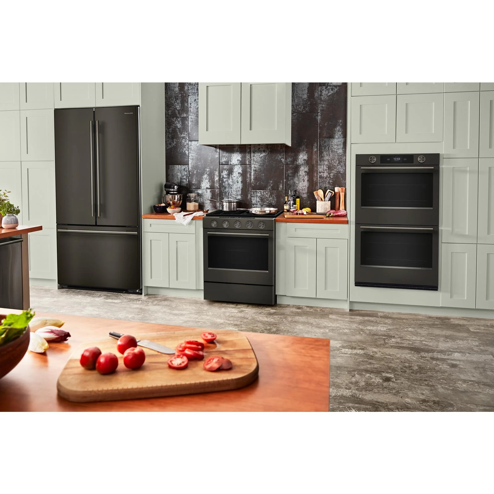 KitchenAid Black Ore 30" Double Wall Oven (10 Cu. Ft) - KOED730SBE - Image 2