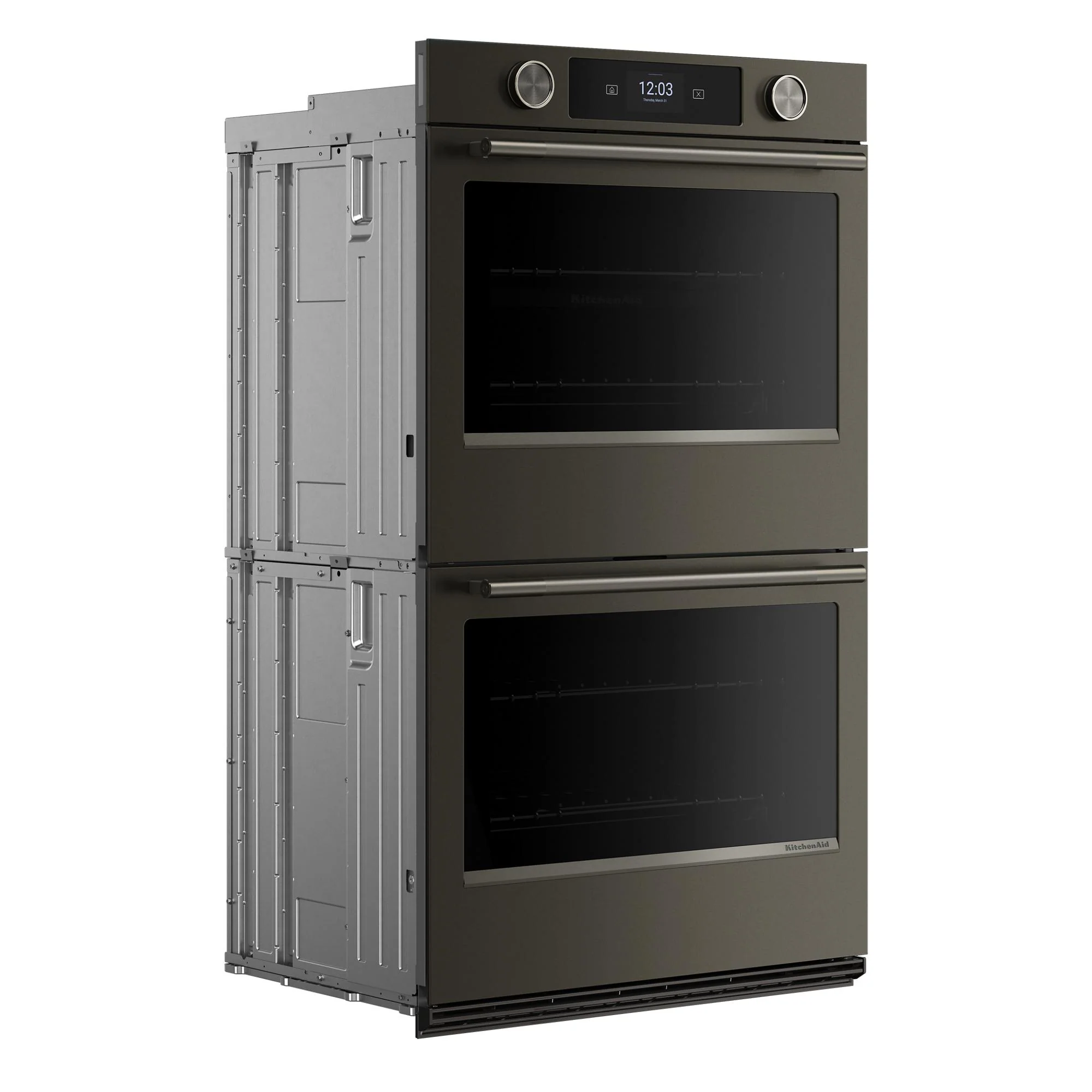 KitchenAid Black Ore 30" Double Wall Oven (10 Cu. Ft) - KOED730SBE - Image 3