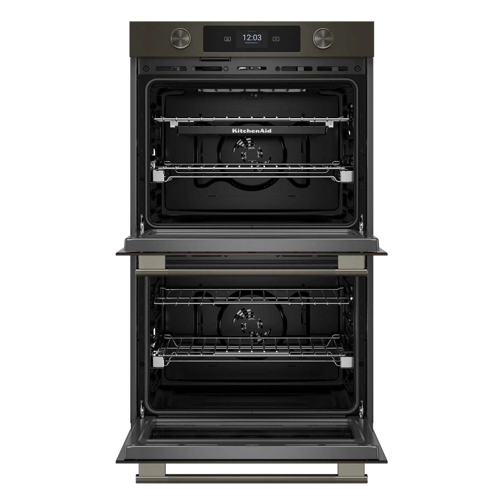 KitchenAid Black Ore 30" Double Wall Oven (10 Cu. Ft) - KOED730SBE - Image 4