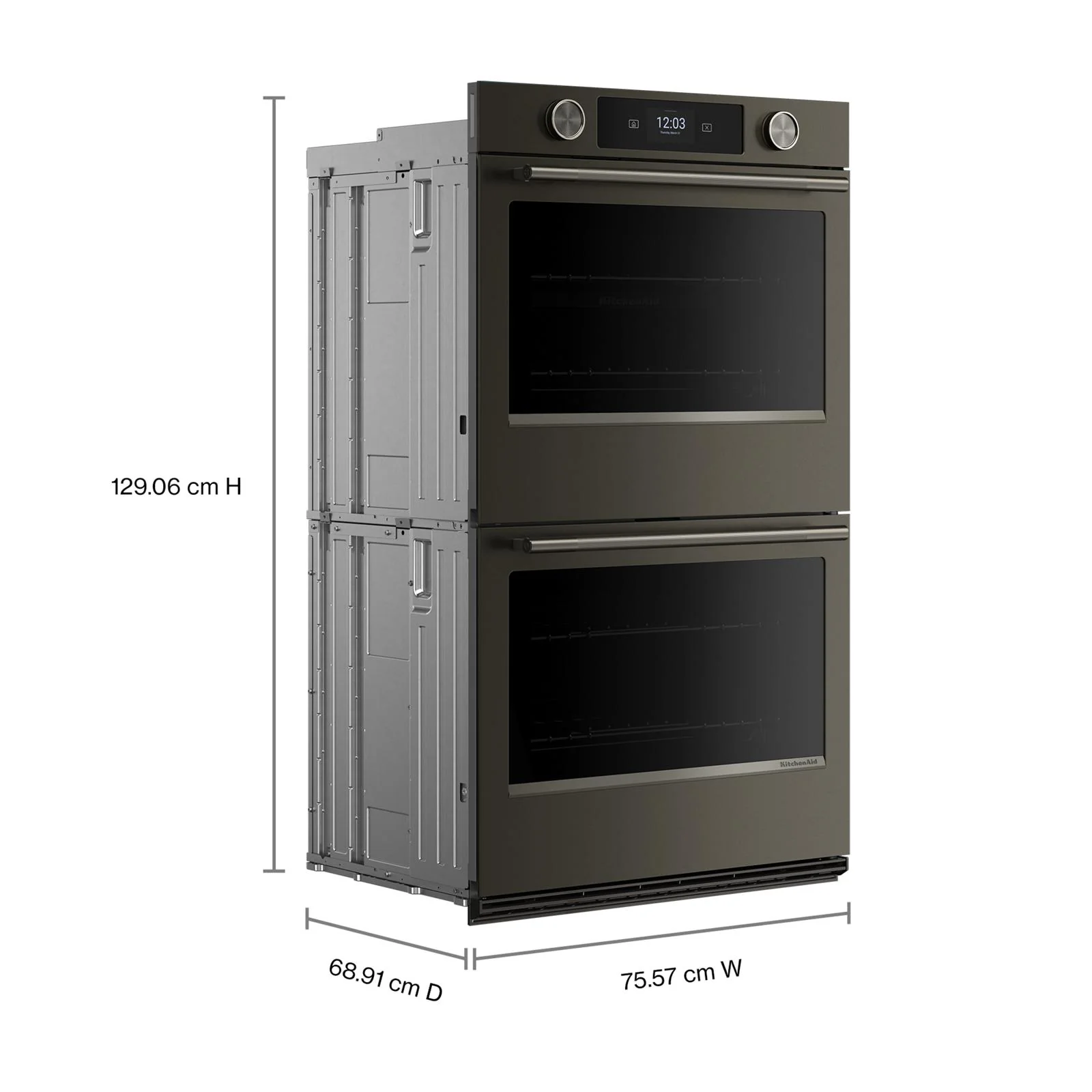 KitchenAid Black Ore 30" Double Wall Oven (10 Cu. Ft) - KOED730SBE - Image 7