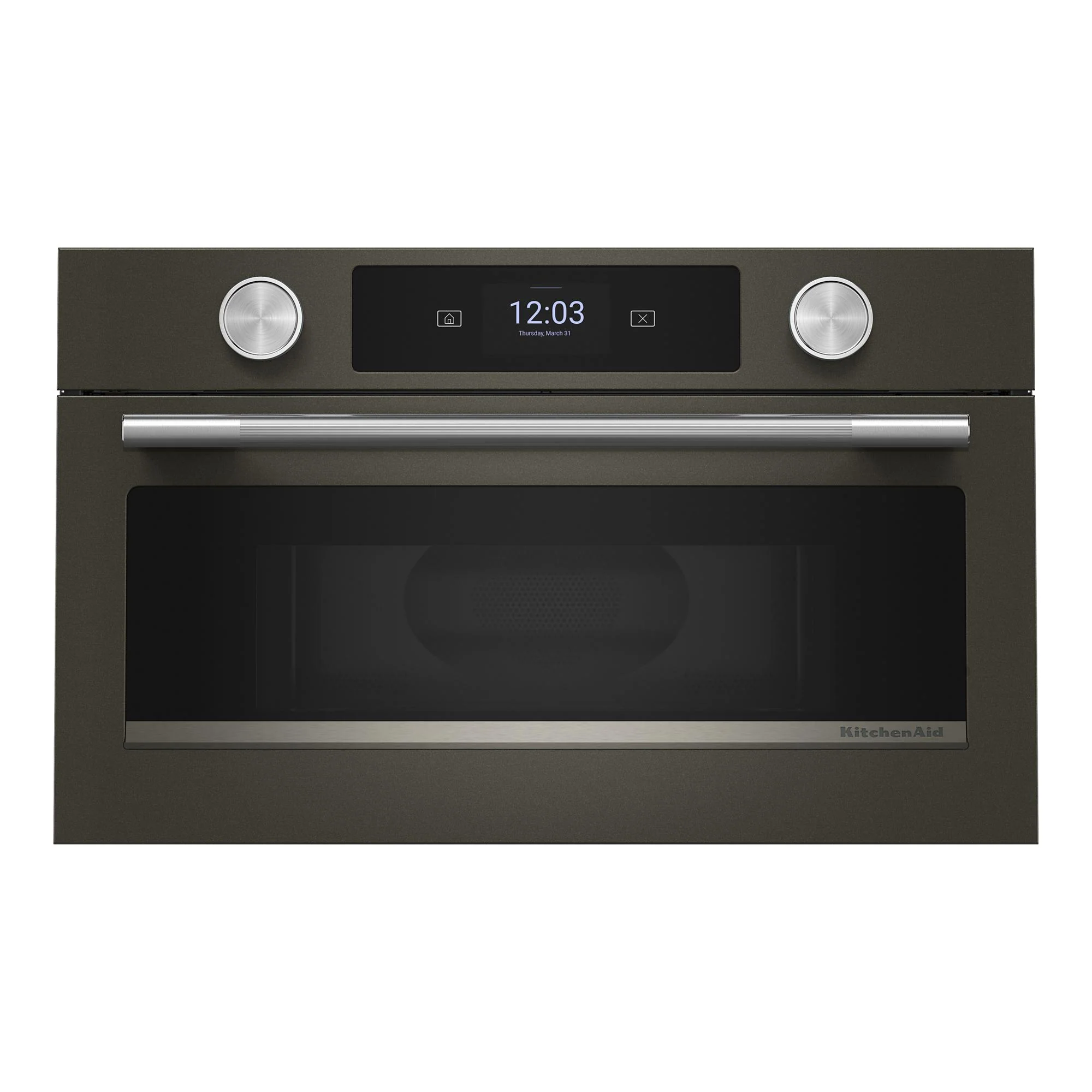 KitchenAid Black Ore 30 in. Built-In Convection Microwave (1.4 Cu. Ft.) - KMBS730SBE - Image 4