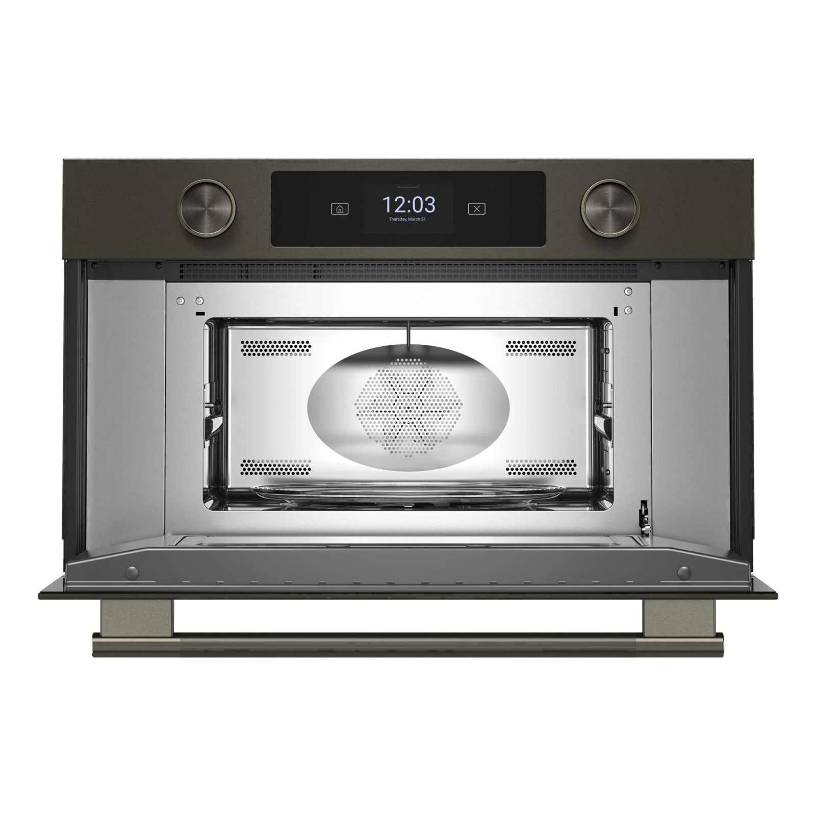KitchenAid Black Ore 30 in. Built-In Convection Microwave (1.4 Cu. Ft.) - KMBS730SBE - Image 7