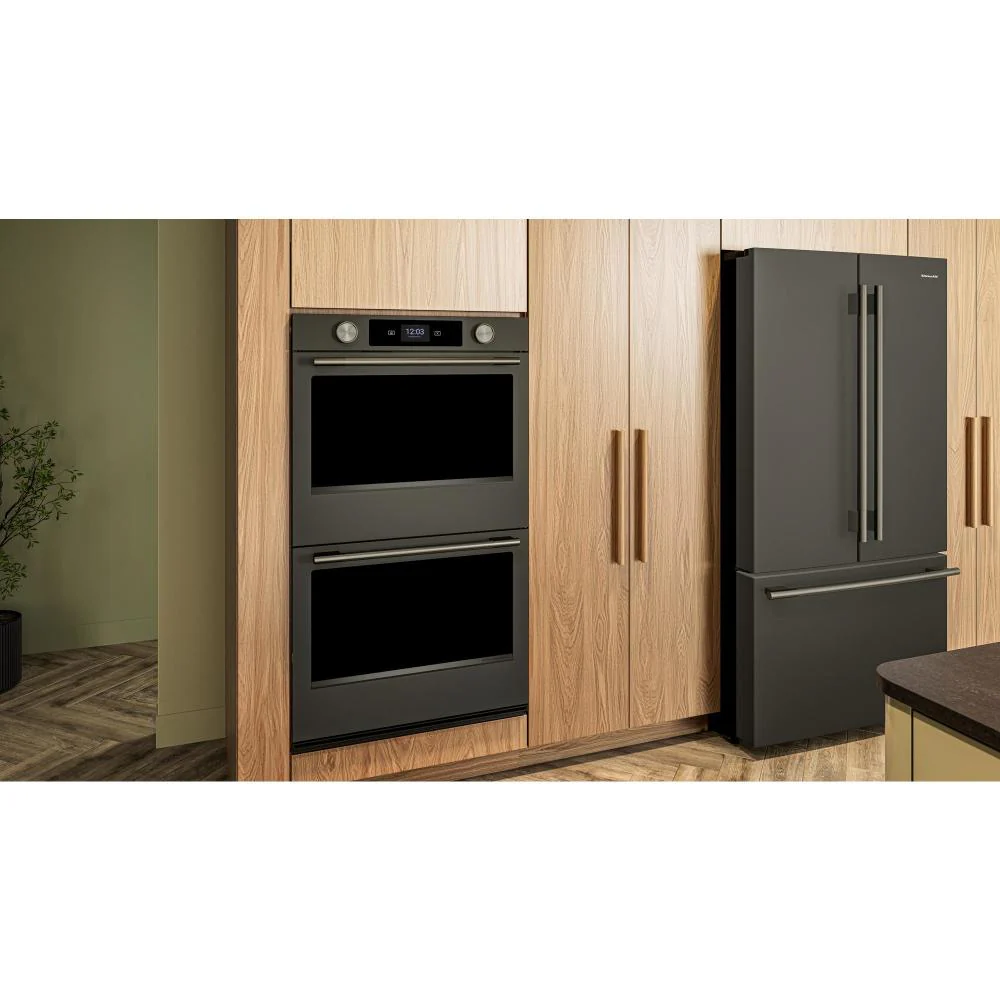 KitchenAid Black Ore 30" Smart Electric Double Wall Oven with Intelligent Cooking Camera (10 Cu. Ft.) - KOED930SBE - Image 2