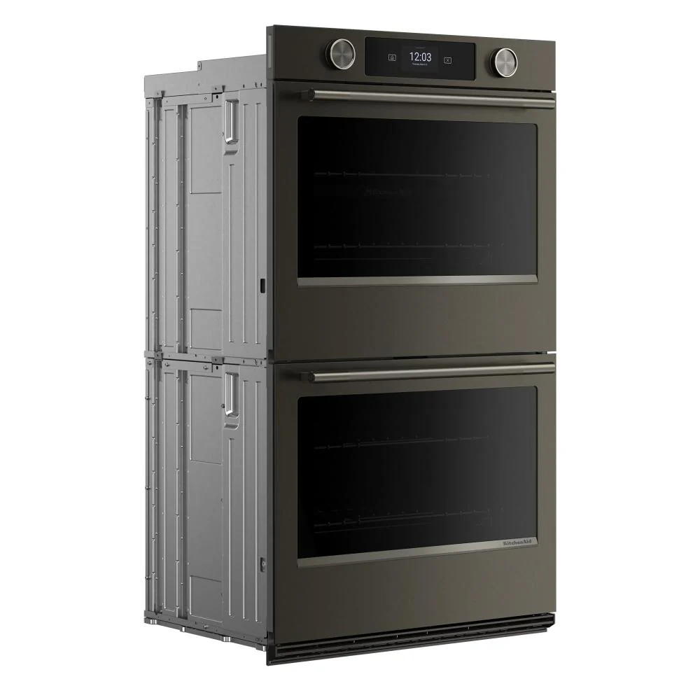 KitchenAid Black Ore 30" Smart Electric Double Wall Oven with Intelligent Cooking Camera (10 Cu. Ft.) - KOED930SBE - Image 4
