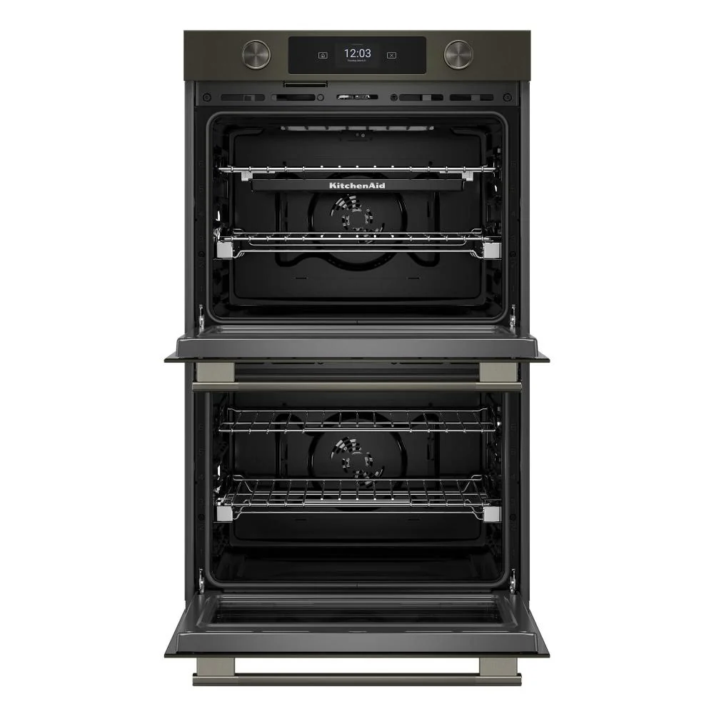 KitchenAid Black Ore 30" Smart Electric Double Wall Oven with Intelligent Cooking Camera (10 Cu. Ft.) - KOED930SBE - Image 5