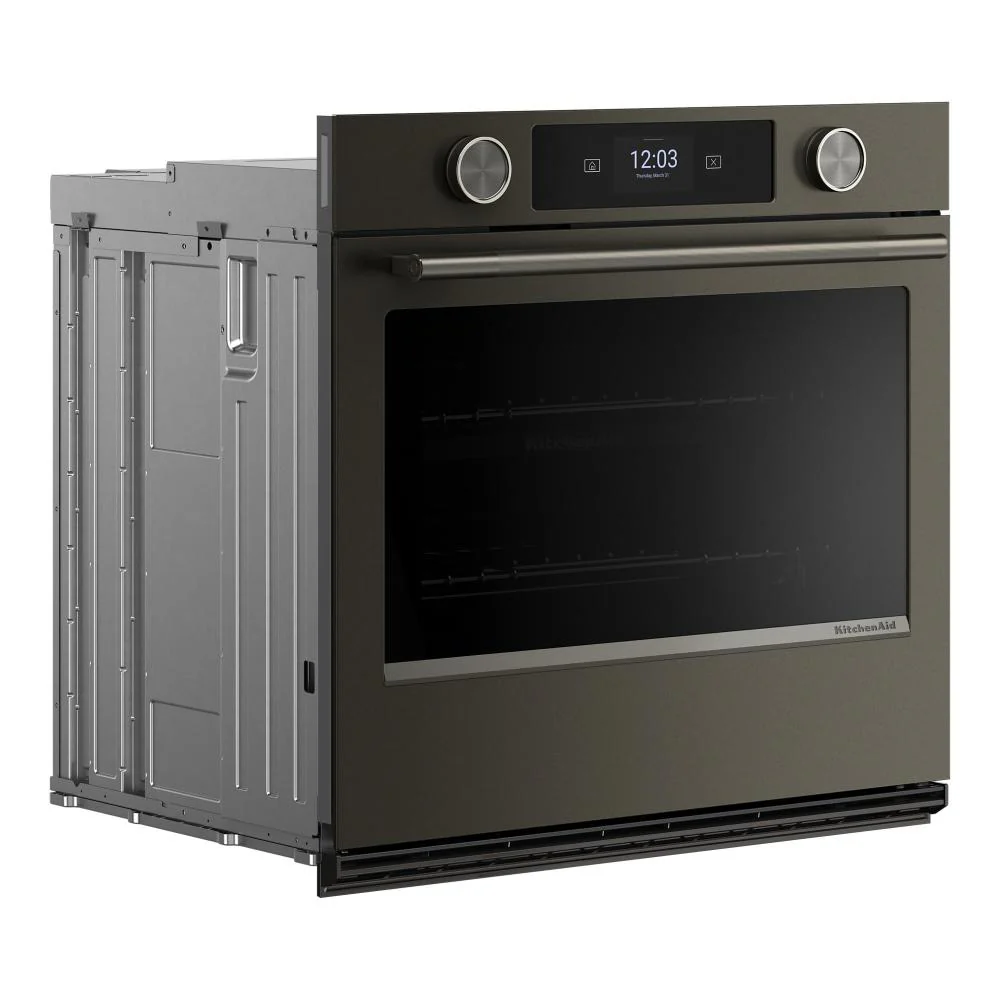 KitchenAid Black Ore 30" Wall Oven with Intelligent Cooking Camera (5 cu ft) - KOES930SBE - Image 4