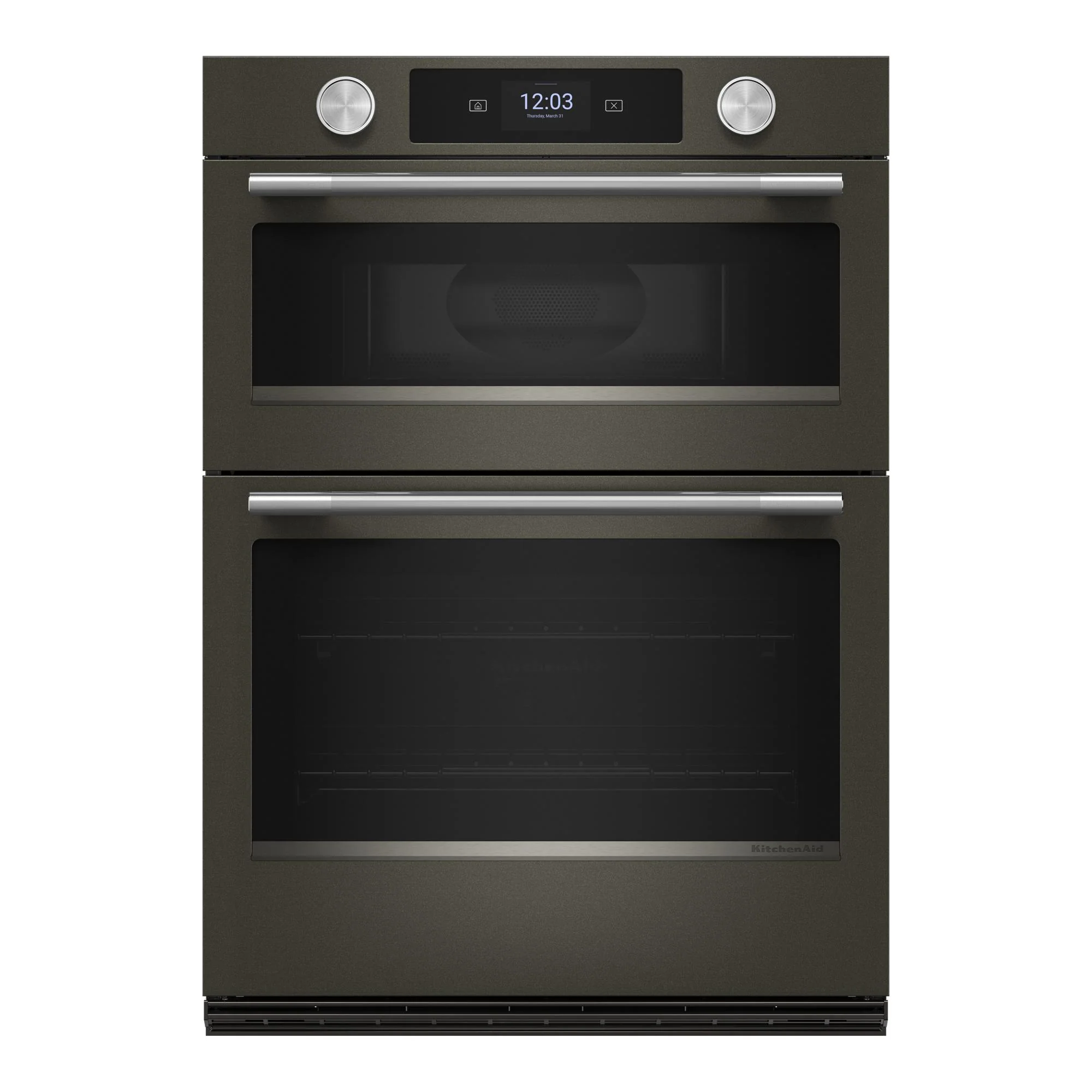 KitchenAid Black Ore 30" Wall Oven with Microwave (6.4 cu ft) - KOEC730SBE - Image 9
