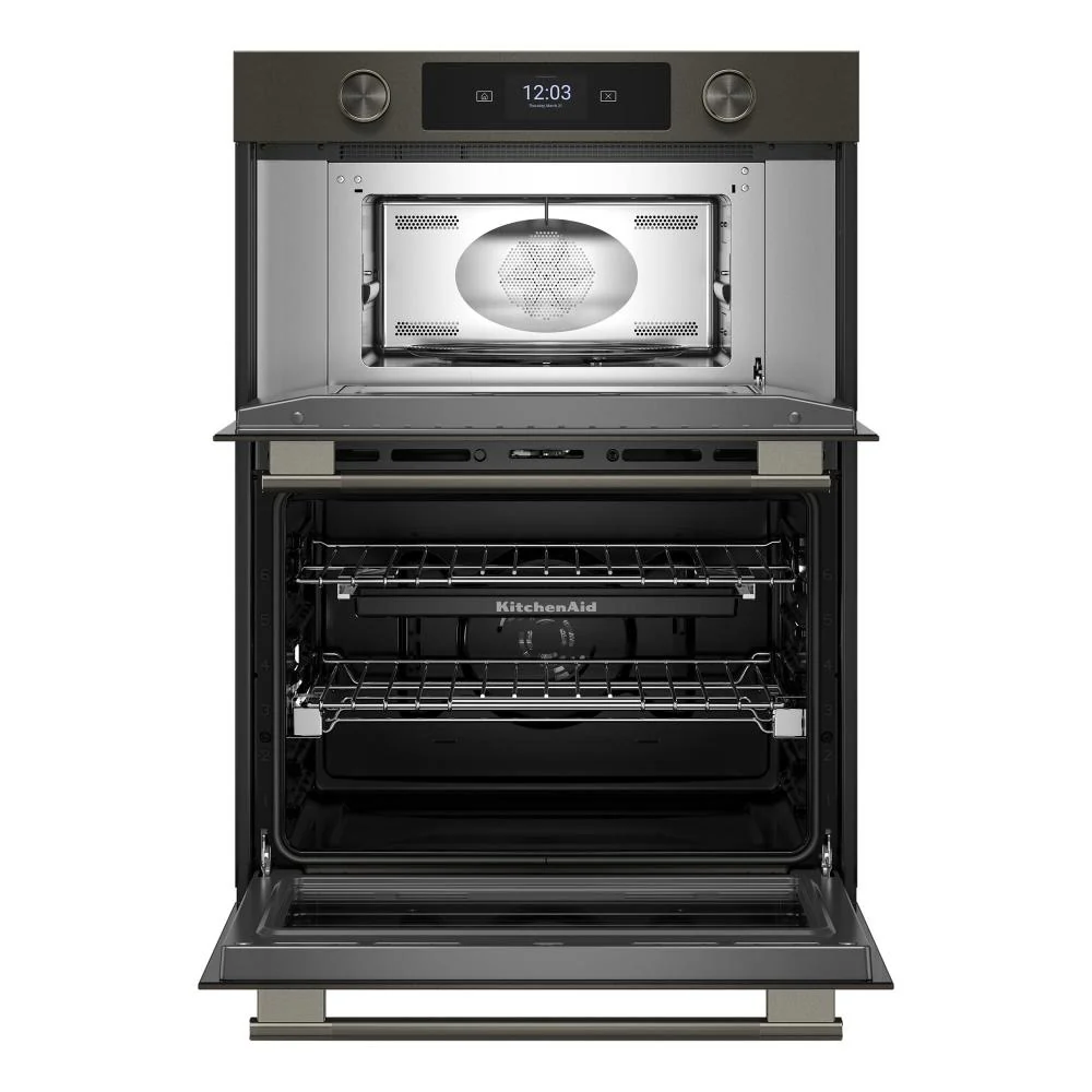 KitchenAid Black Ore 30" Wall Oven with Microwave with Intelligent Cooking Camera (5 cu ft) - KOEC930SBE - Image 5