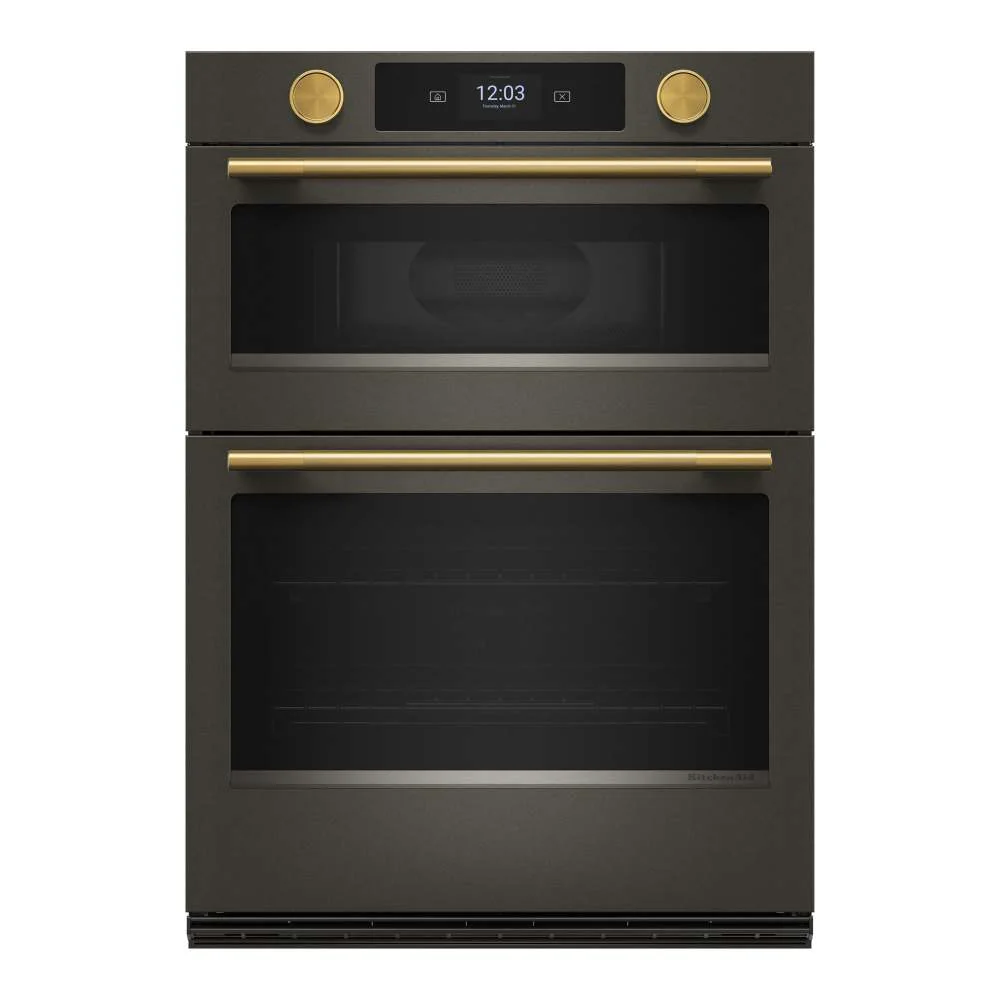 KitchenAid Black Ore 30" Wall Oven with Microwave with Intelligent Cooking Camera (5 cu ft) - KOEC930SBE - Image 7