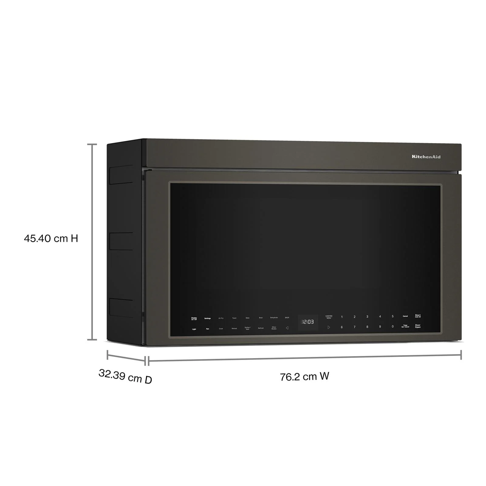 KitchenAid Black Ore Built-in Convection Microwave (1.1 Cu. Ft.) - YKMMF730PBE - Image 7