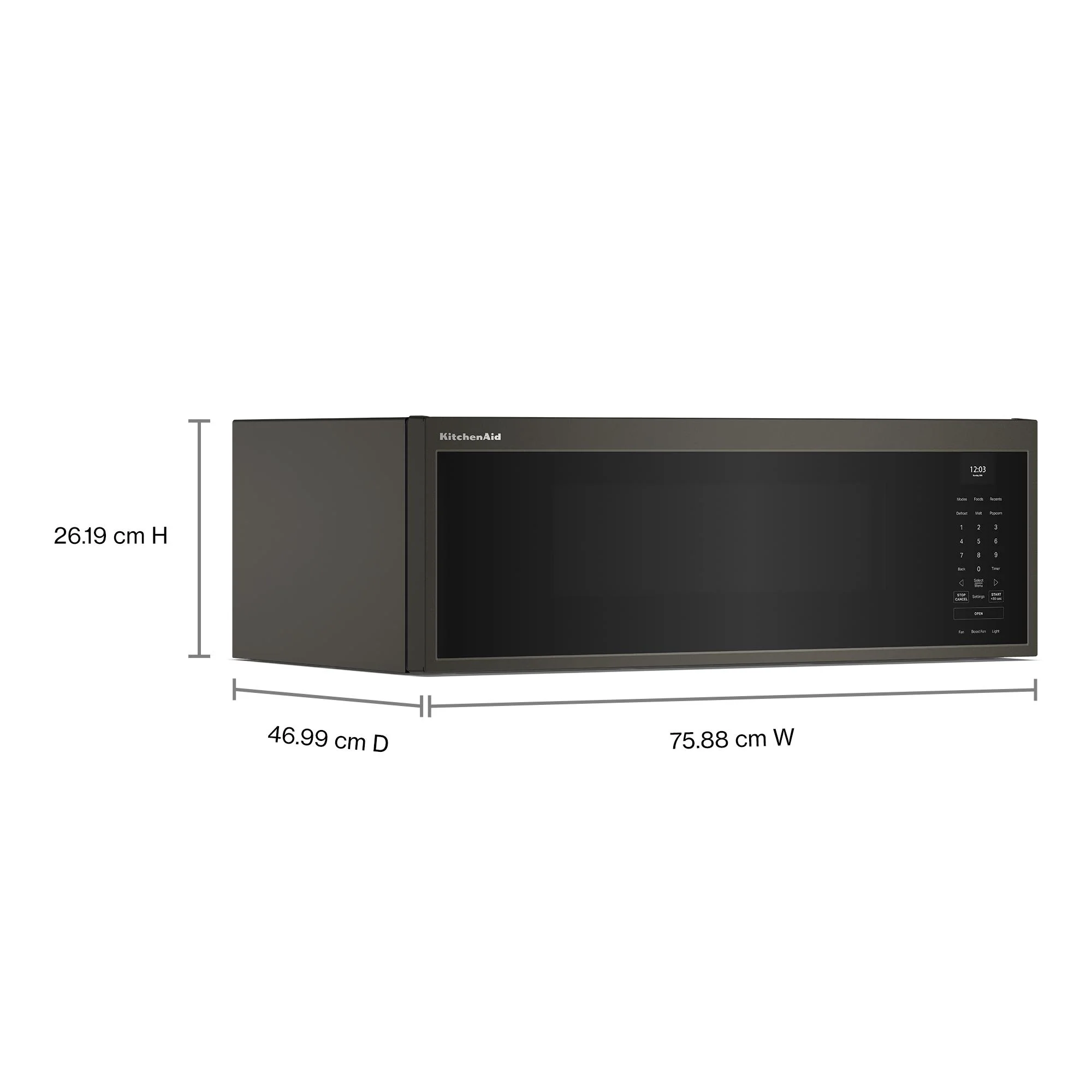 KitchenAid Black Ore Built-in Microwave (1.1 Cu. Ft.) - YKMML550RBE - Image 8