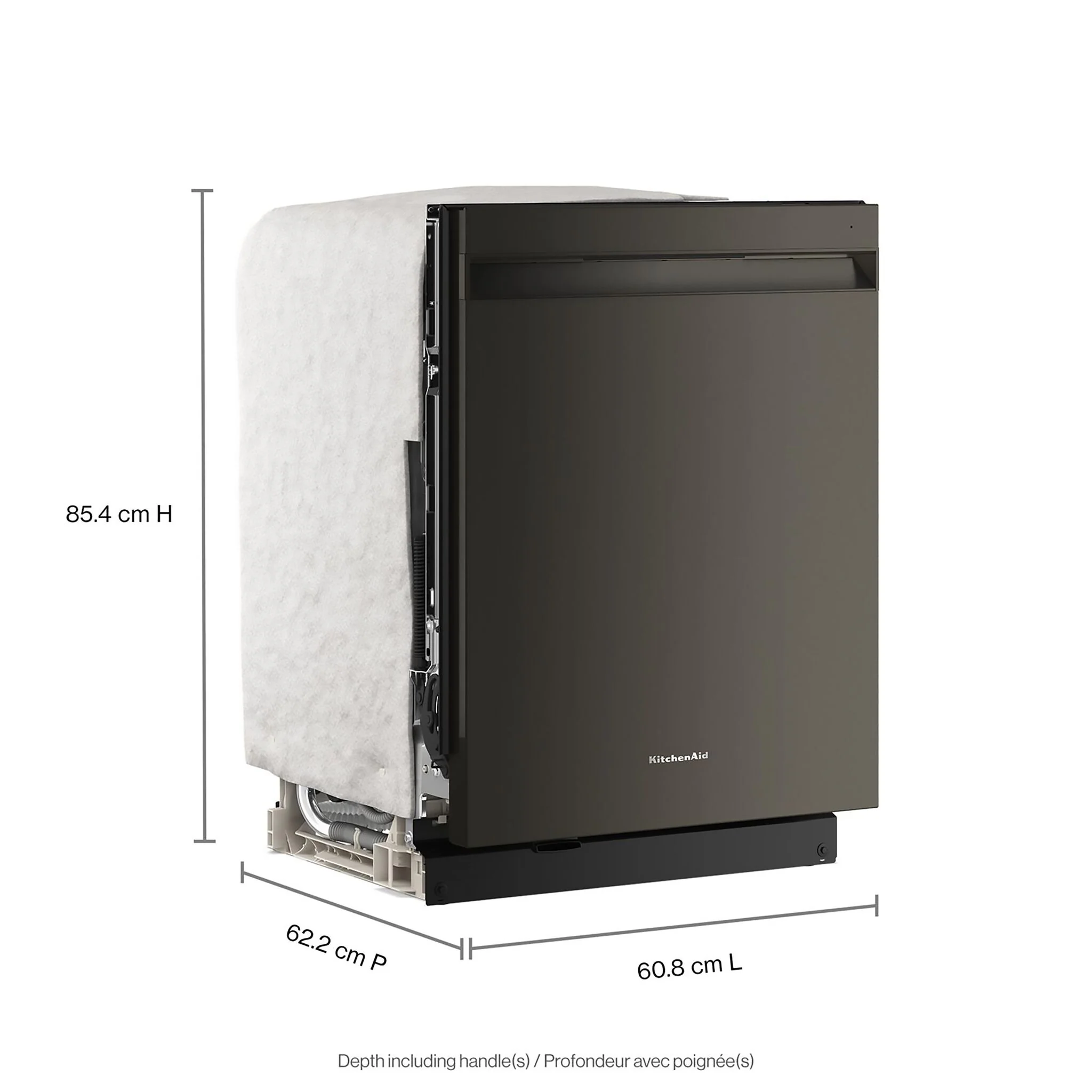 KitchenAid Black Ore Dishwasher (44 dBA) - KDPS624SBE - Image 3
