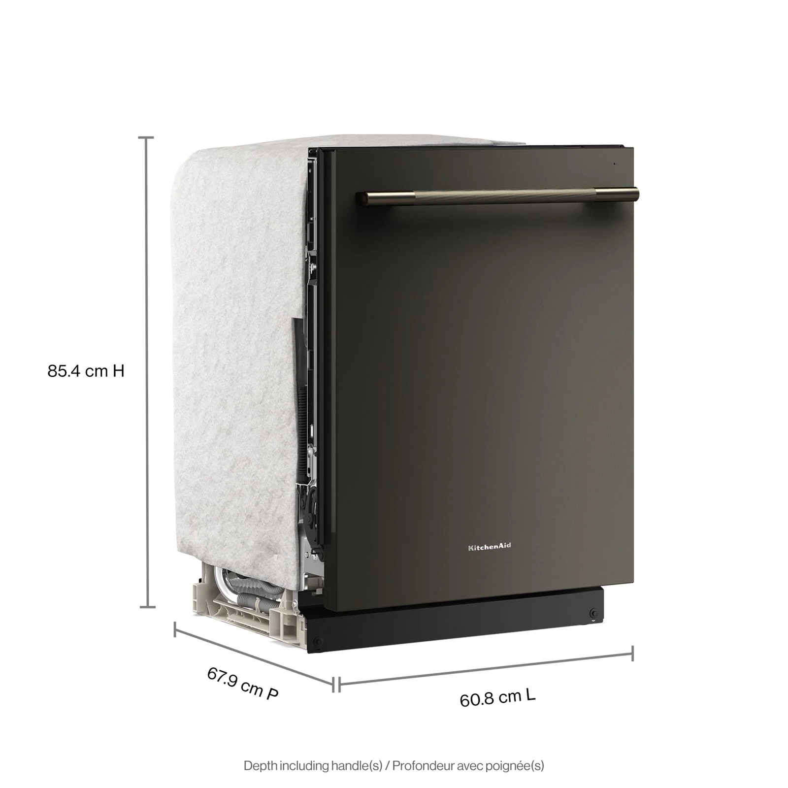 KitchenAid Black Ore Dishwasher (44 dBA) - KDTS424SBE - Image 2