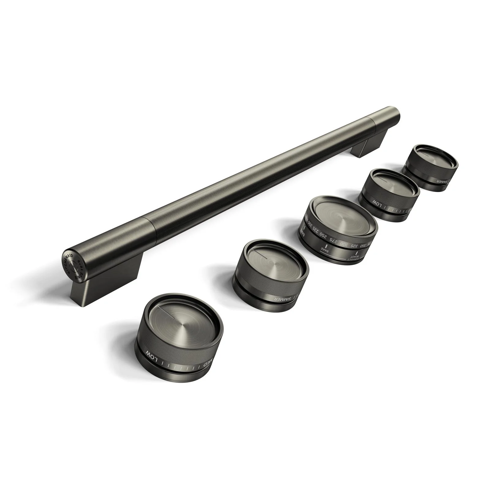 KitchenAid Black Ore Handle and Knob Hardware Accessory Kit for 30" Commercial-Style Gas Range - W11774748