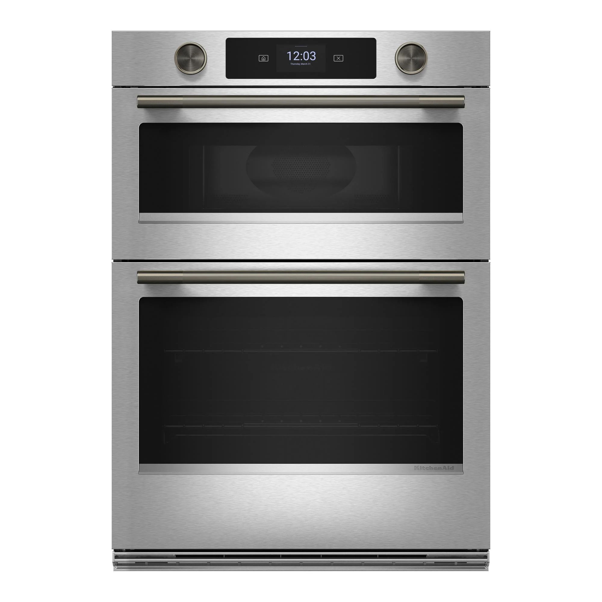 KitchenAid Black Ore Handle and Knob Hardware Accessory Kit for 30" Double Wall Oven & Microwave Combo - W11774415 - Image 3