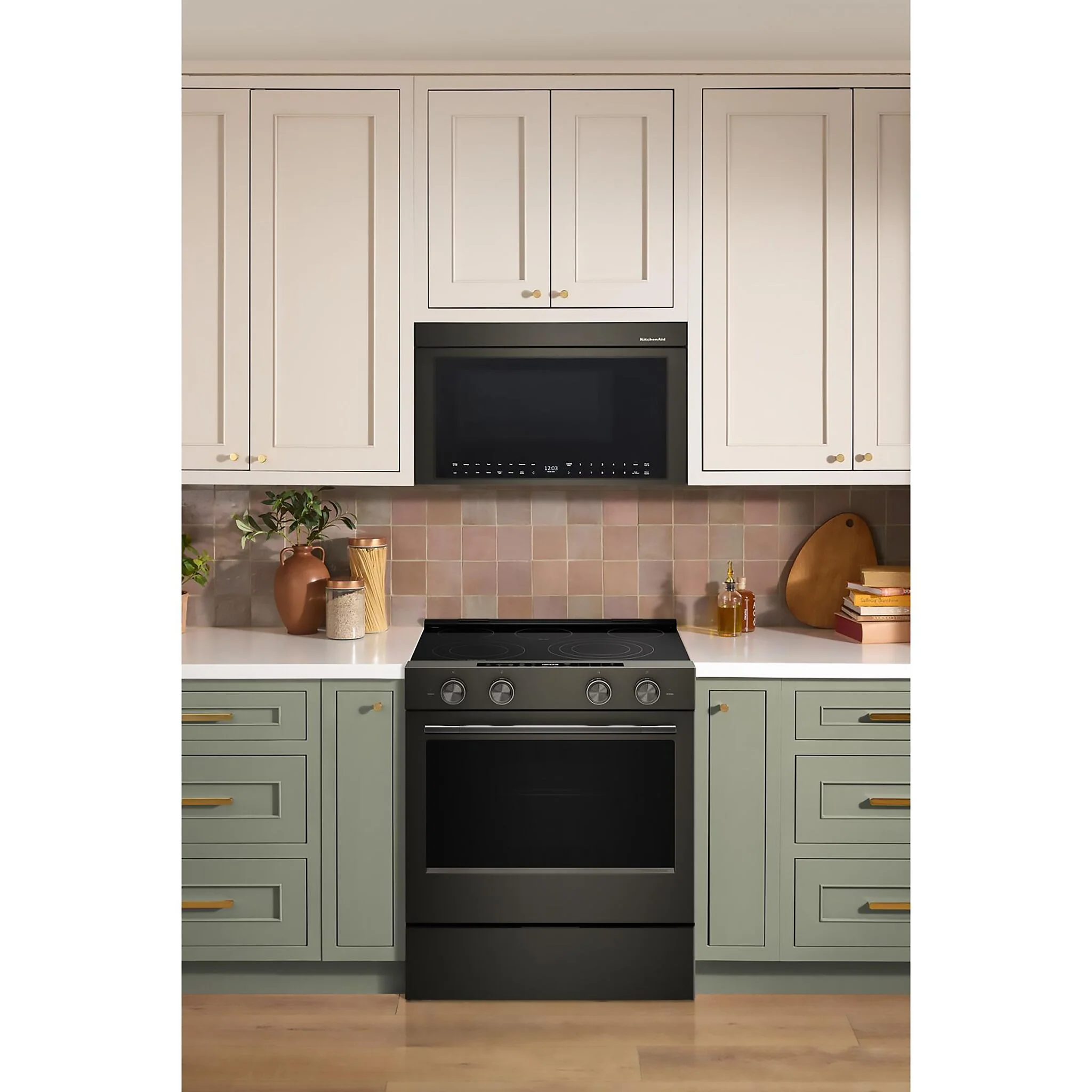 KitchenAid Black Ore Slide-In Electric Convection Range (5.3 cu.ft.) - YKSES530SBE - Image 3