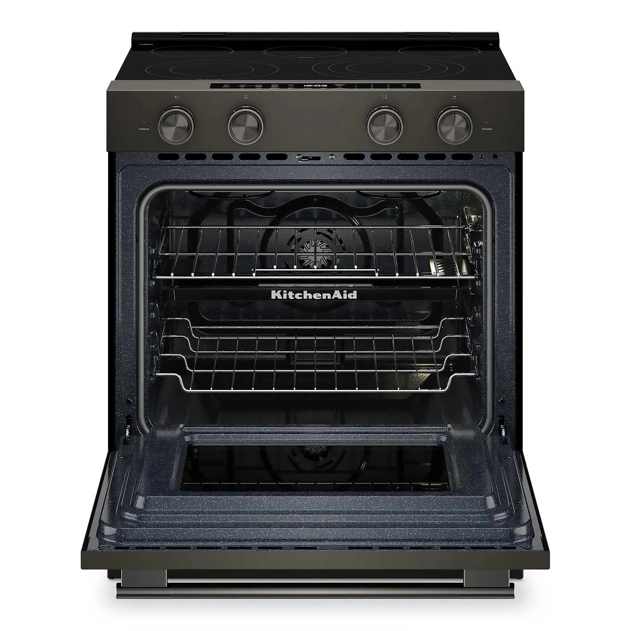 KitchenAid Black Ore Slide-In Electric Convection Range (5.3 cu.ft.) - YKSES530SBE - Image 4