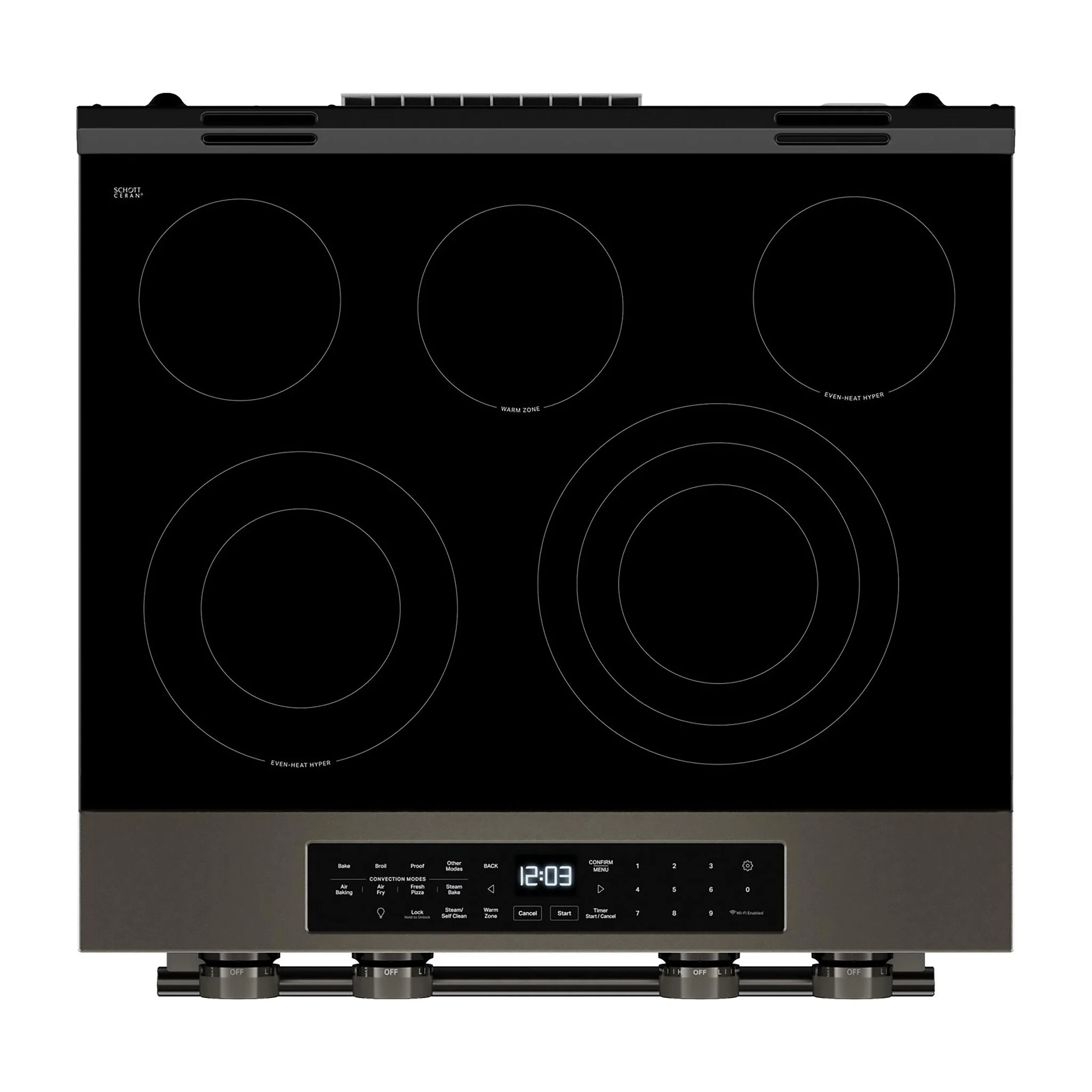 KitchenAid Black Ore Slide-In Electric Convection Range (5.3 cu.ft.) - YKSES530SBE - Image 5