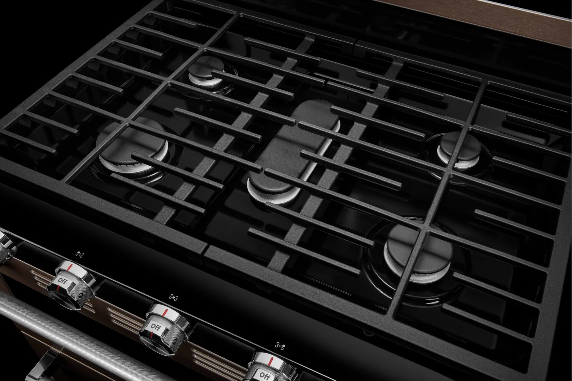 KitchenAid® Black Stainless Double Oven Gas Range (6.0 Cu. Ft.) - KFGD500EBS - Image 4