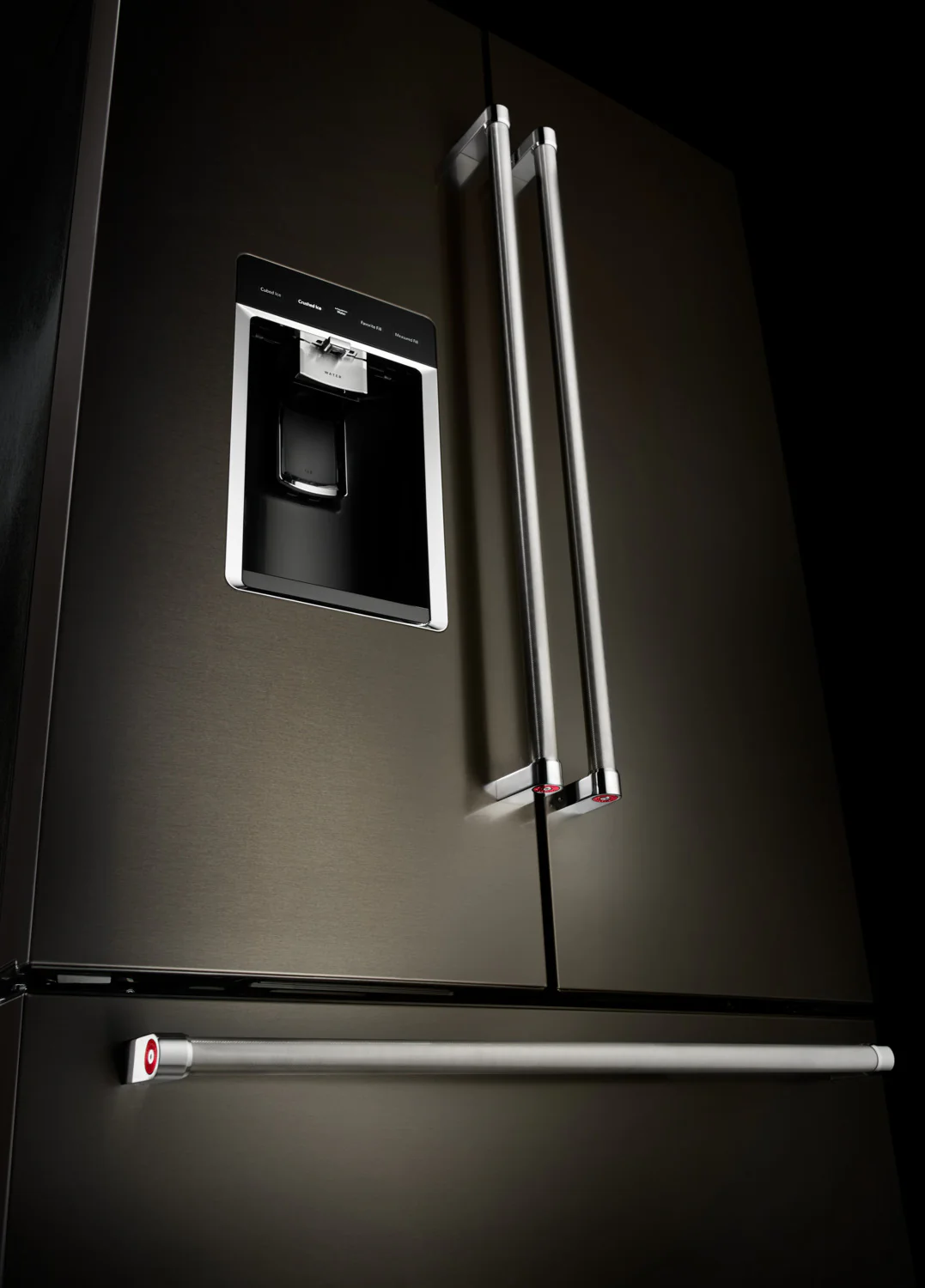 KitchenAid 36" 23.8 Cu. Ft. Black Stainless Steel Counter-Depth French Door Refrigerator - KRFC704FBS - Image 5