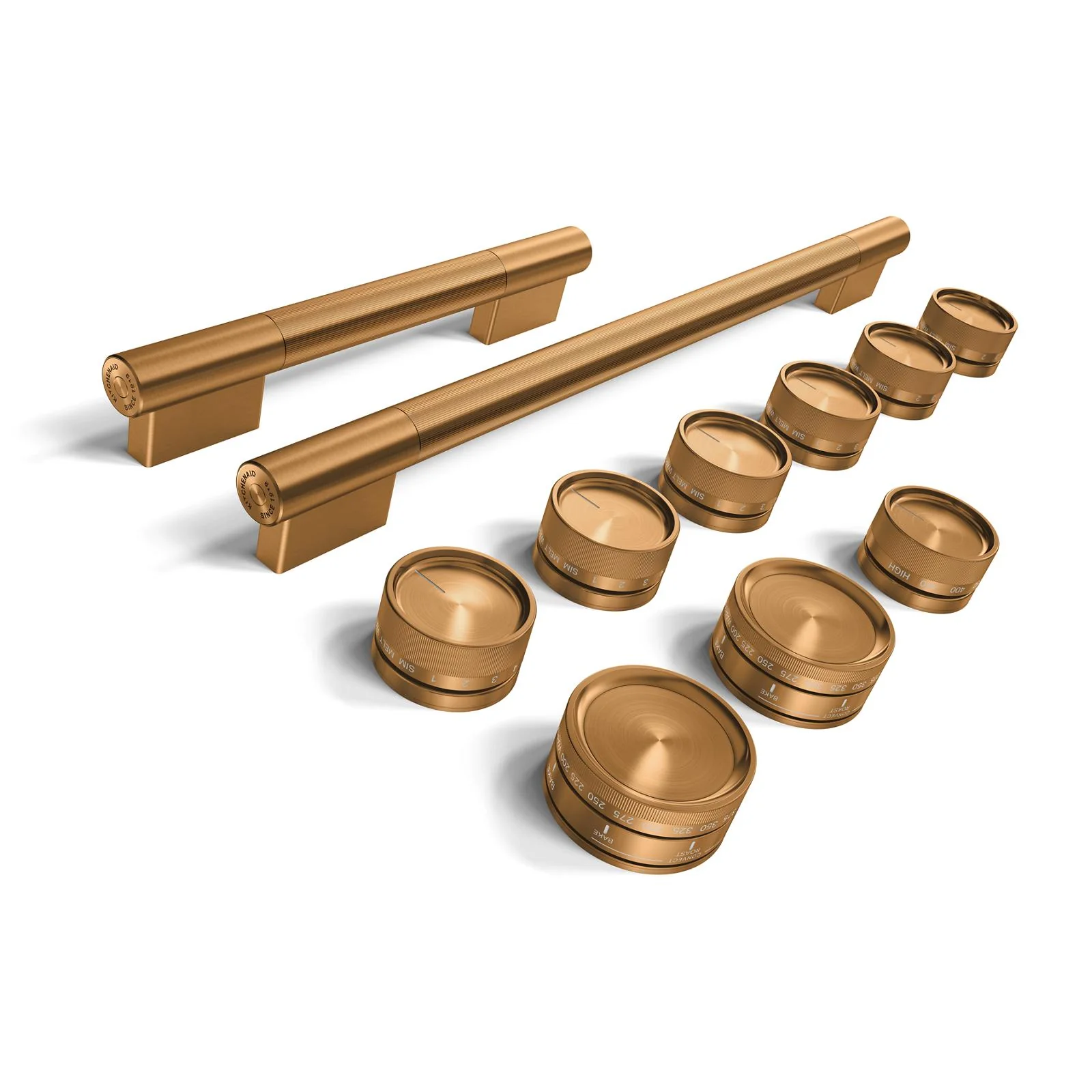 KitchenAid Bronze Handle and Knob Hardware Accessory Kit for 48" Commercial-Style Induction Range - W11774745