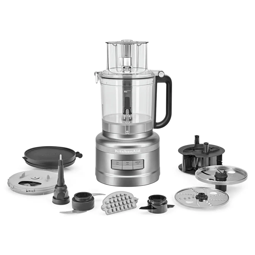 KitchenAid® Contour Silver 13-Cup Food Processor with Dicing Kit - KFP1319CU - Image 3