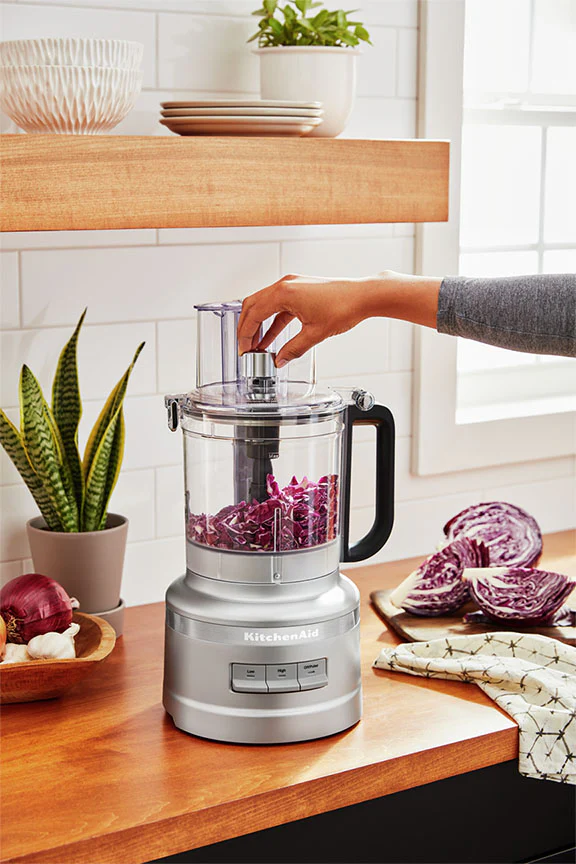 KitchenAid® Contour Silver 13-Cup Food Processor with Dicing Kit - KFP1319CU - Image 9