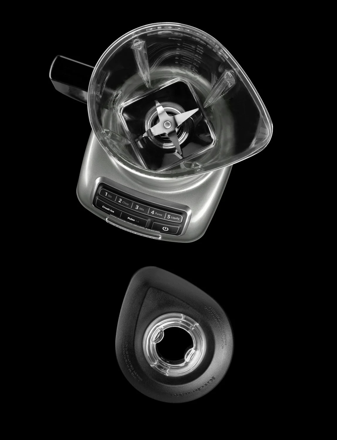 KitchenAid Contour Silver 5-Speed Diamond Blender (60 oz.) - KSB1575CU - Image 4