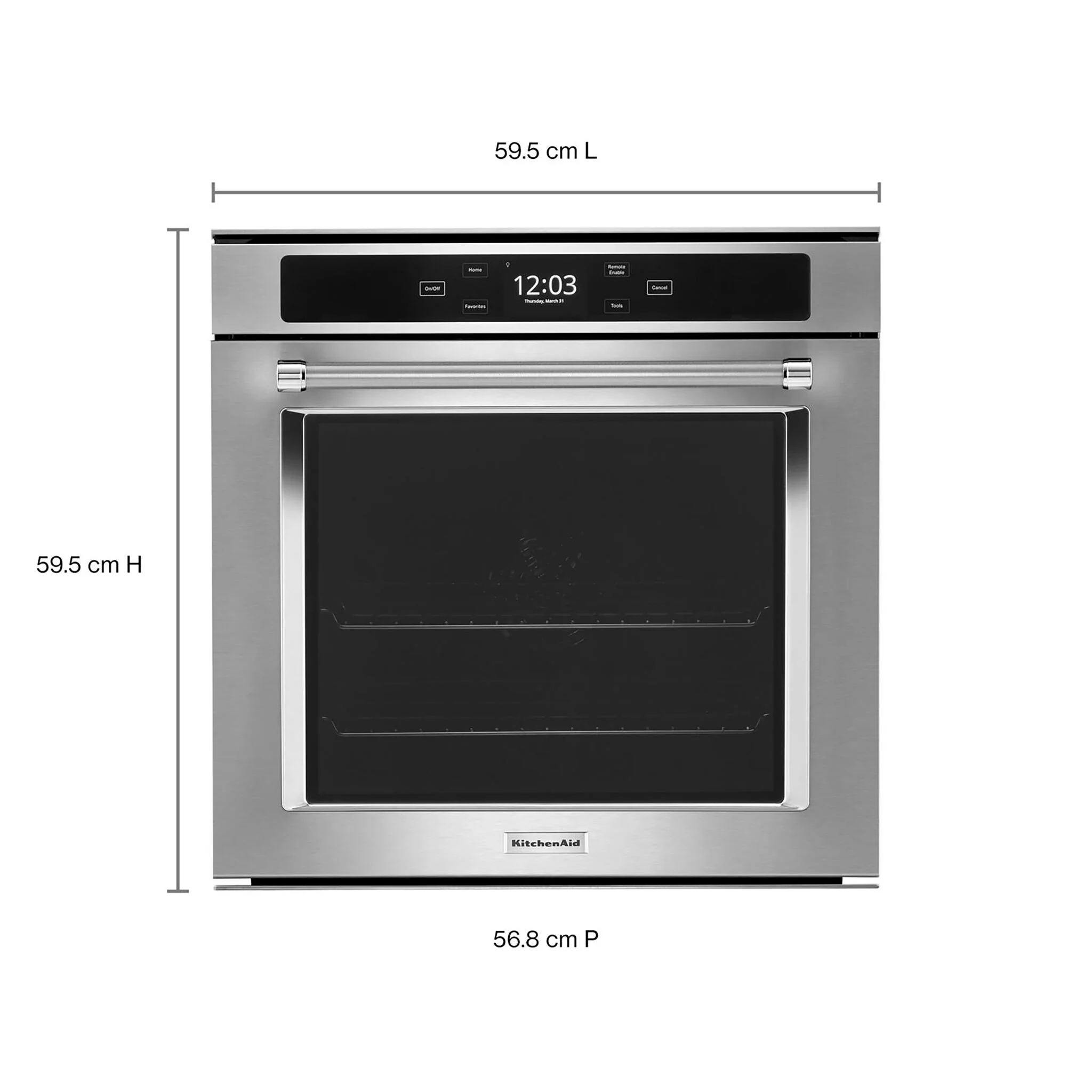 KitchenAid Fingerprint Resistant Stainless Steel 24" Wall Oven (2.9 Cu.Ft.) - YKOSC504PPS - Image 5