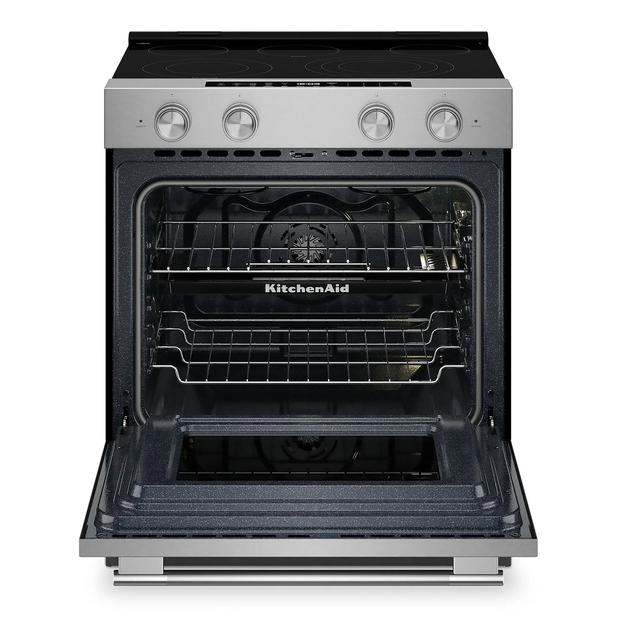 KitchenAid Fingerprint Resistant Stainless Steel Slide-In Electric Convection Range (5.3 cu.ft.) - YKSES530SPS - Image 3