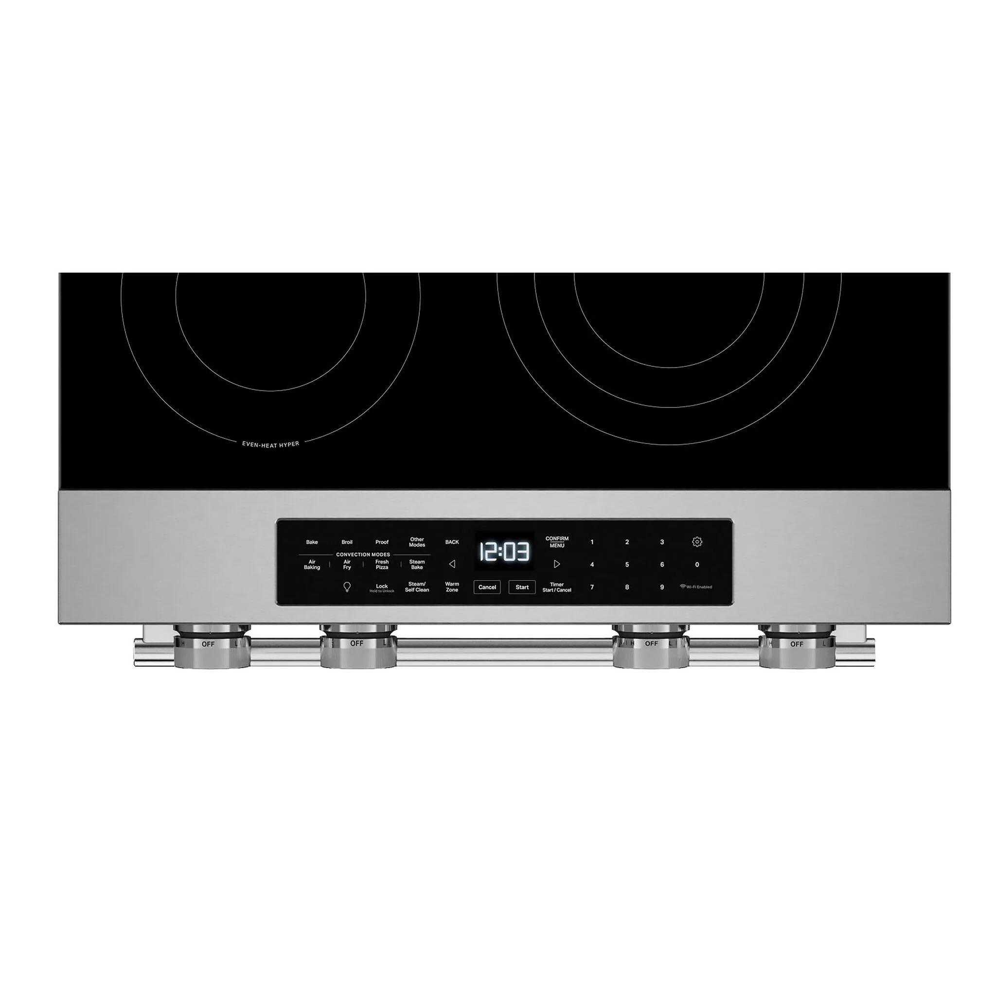 KitchenAid Fingerprint Resistant Stainless Steel Slide-In Electric Convection Range (5.3 cu.ft.) - YKSES530SPS - Image 6