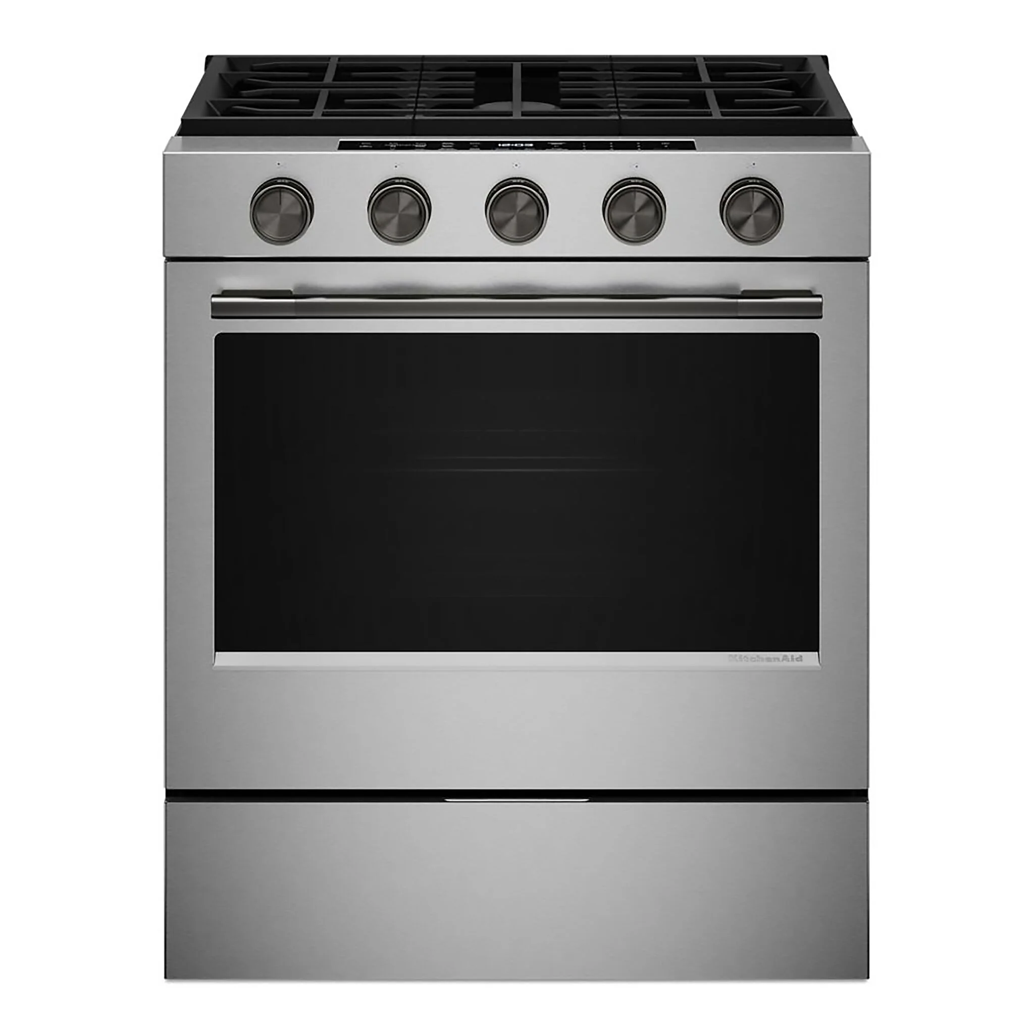 KitchenAid Fingerprint Resistant Stainless Steel Slide-In Gas Convection Range (5 cu.ft.) - KSGS530SPS - Image 10