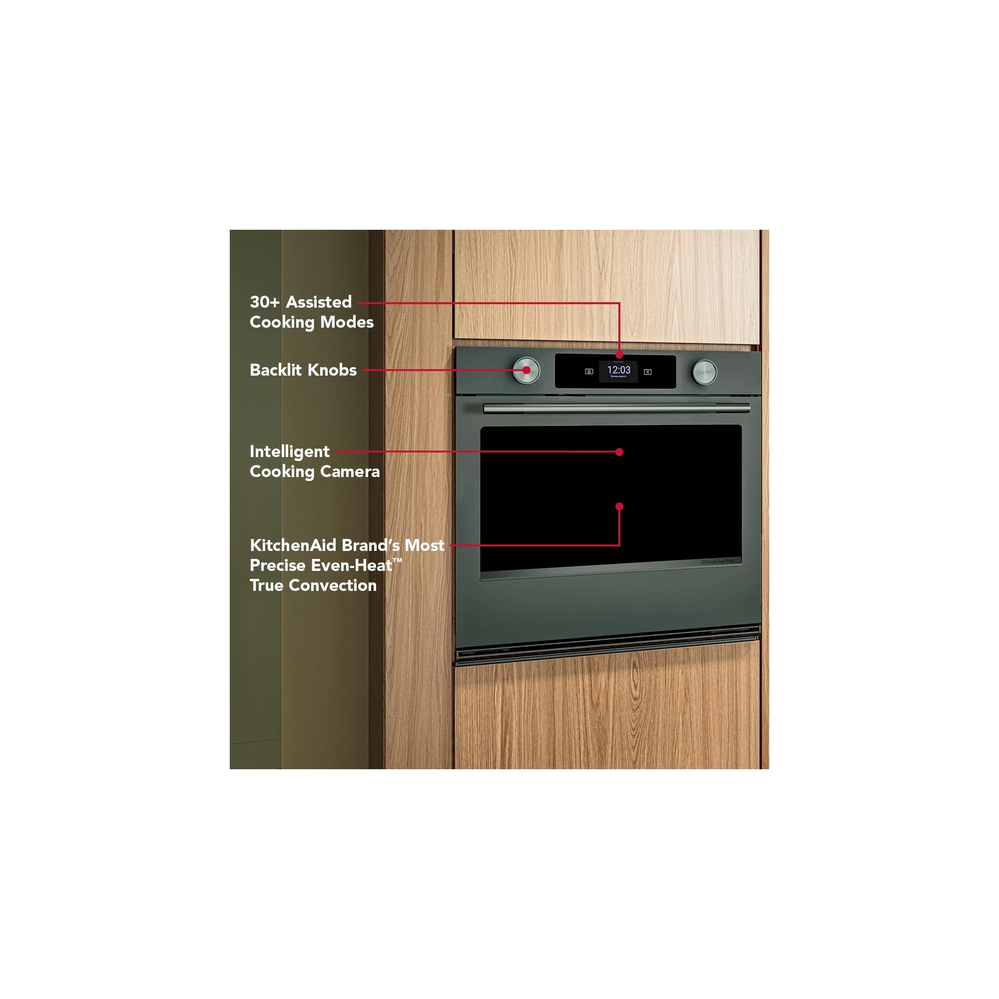KitchenAid Juniper 30" Wall Oven with Intelligent Cooking Camera (5 Cu. Ft.) - KOES930SJP - Image 15