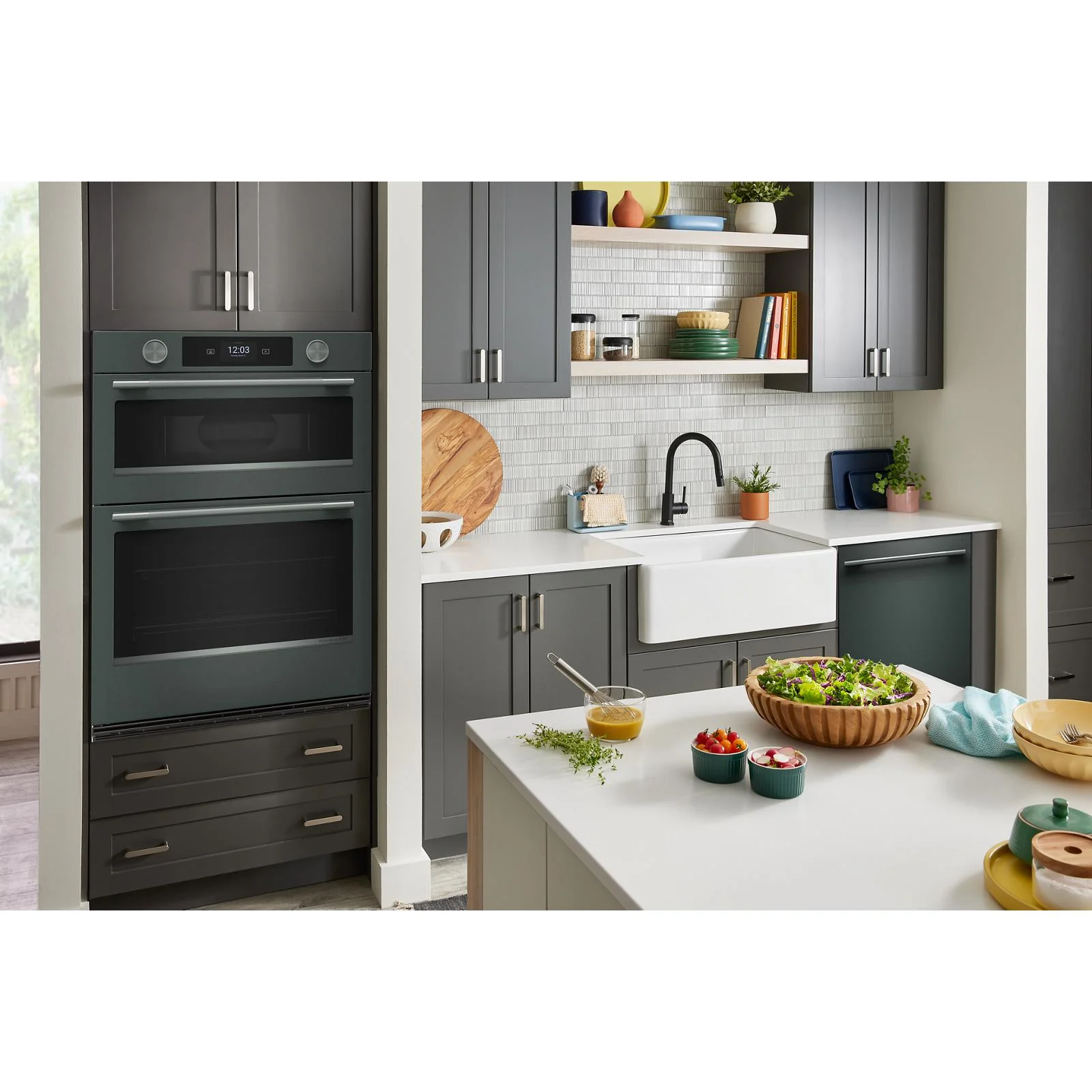 KitchenAid Juniper 30" Wall Oven with Microwave (6.4 cu ft) - KOEC730SJP - Image 2