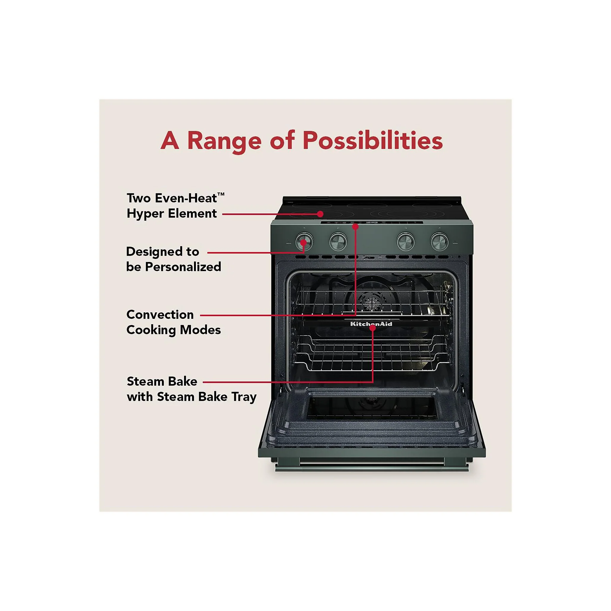 KitchenAid Juniper Slide-In Electric Convection Range (5.3 cu.ct.) - YKSES530SJP - Image 9