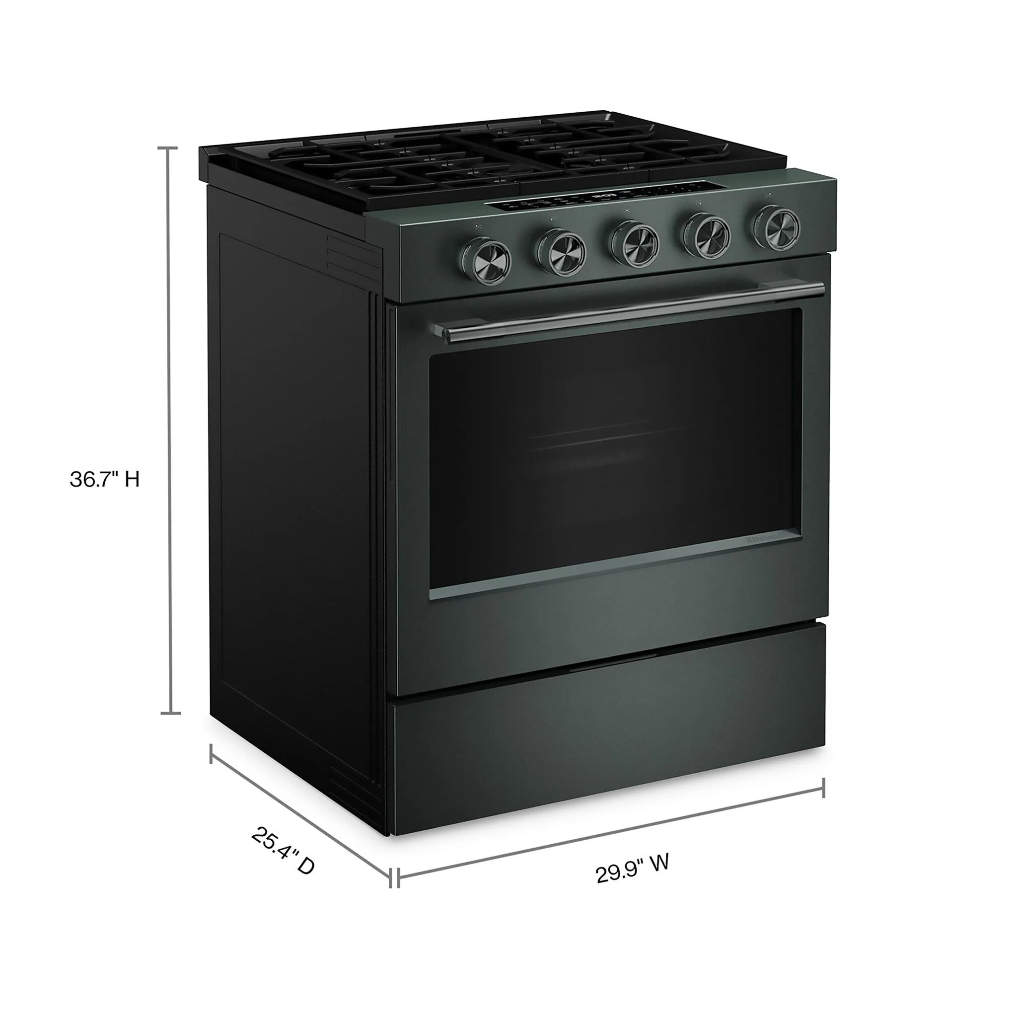 KitchenAid Juniper Slide-In Gas Convection Range (5.0 cu.ft.) - KSGS530SJP - Image 4