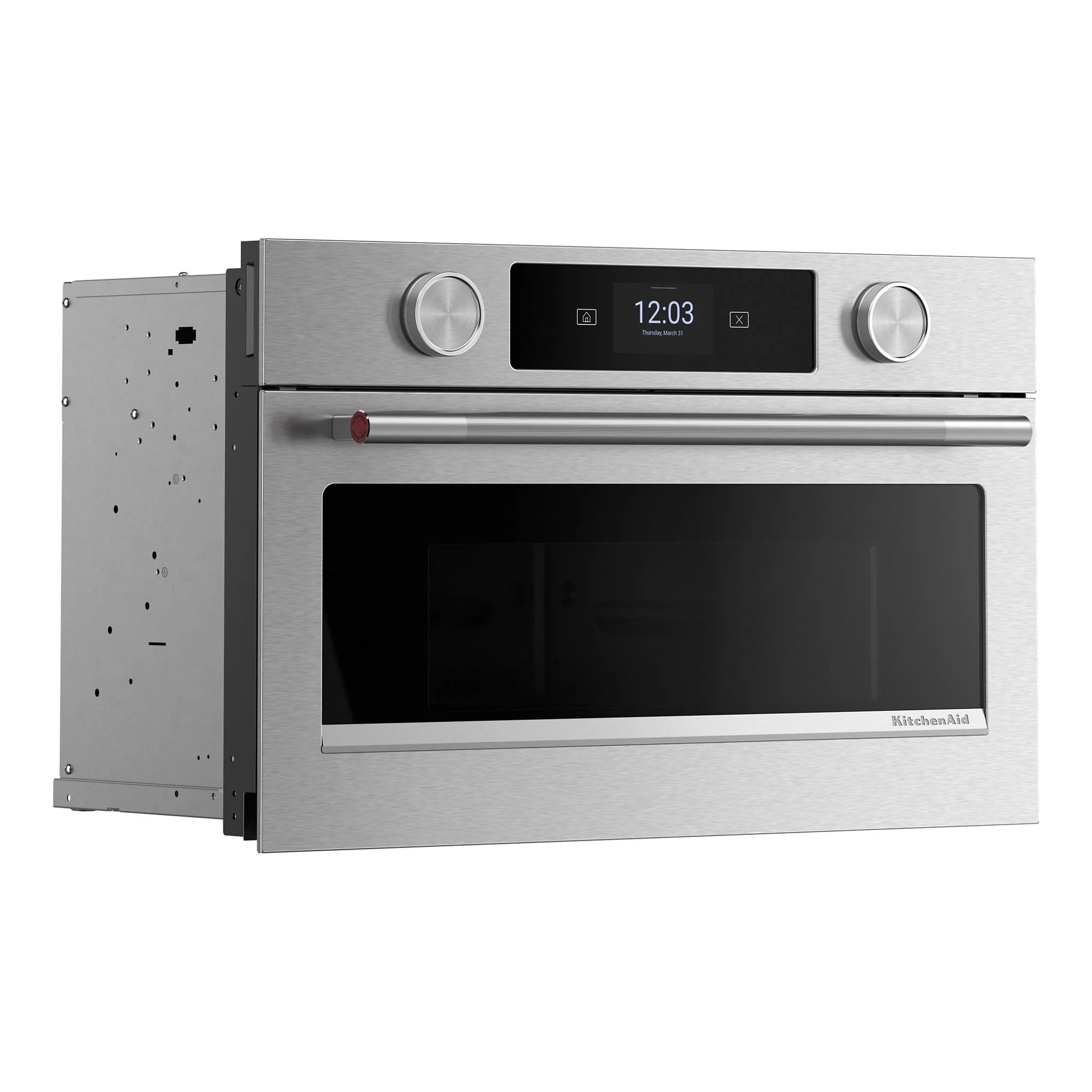 KitchenAid PrintShield Stainless 30 in. Built-In Convection Microwave (1.4 Cu. Ft.) - KMBS730SPS - Image 3