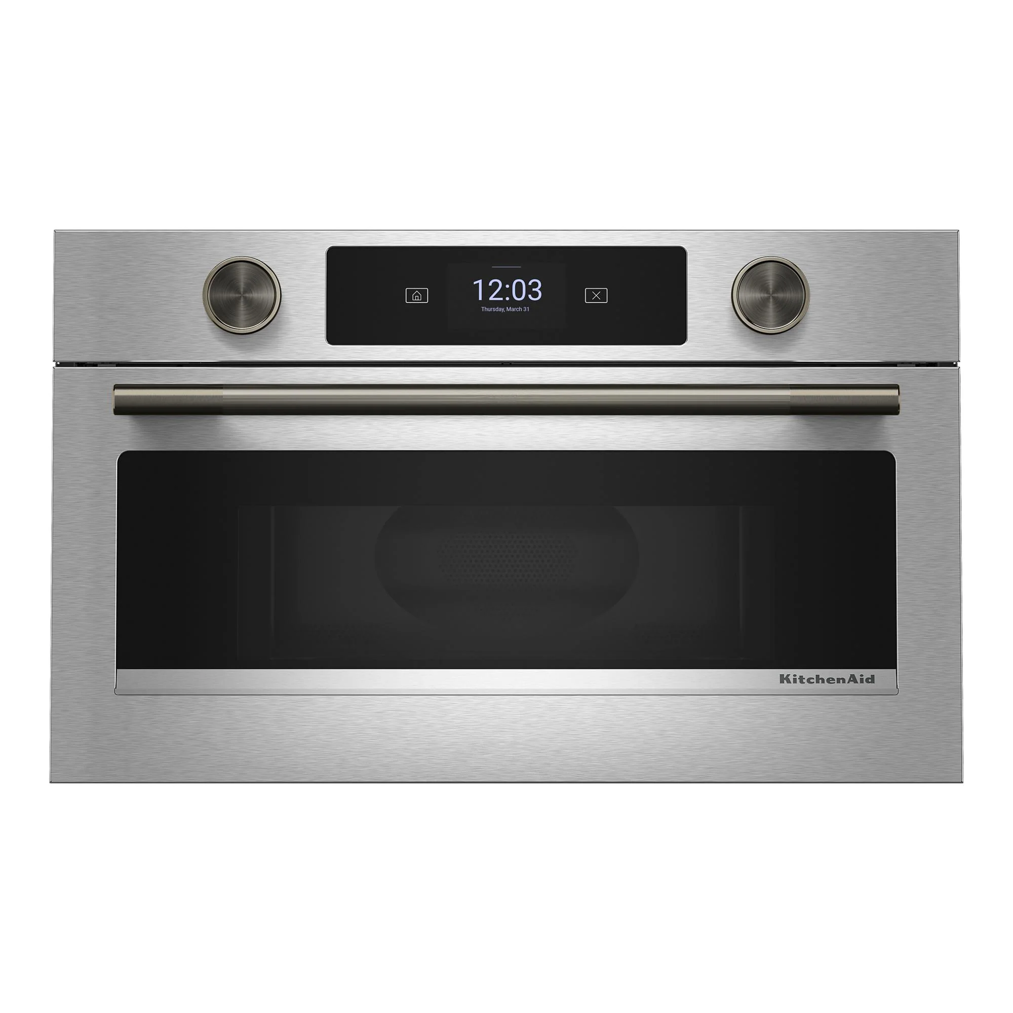 KitchenAid PrintShield Stainless 30 in. Built-In Convection Microwave (1.4 Cu. Ft.) - KMBS730SPS - Image 7